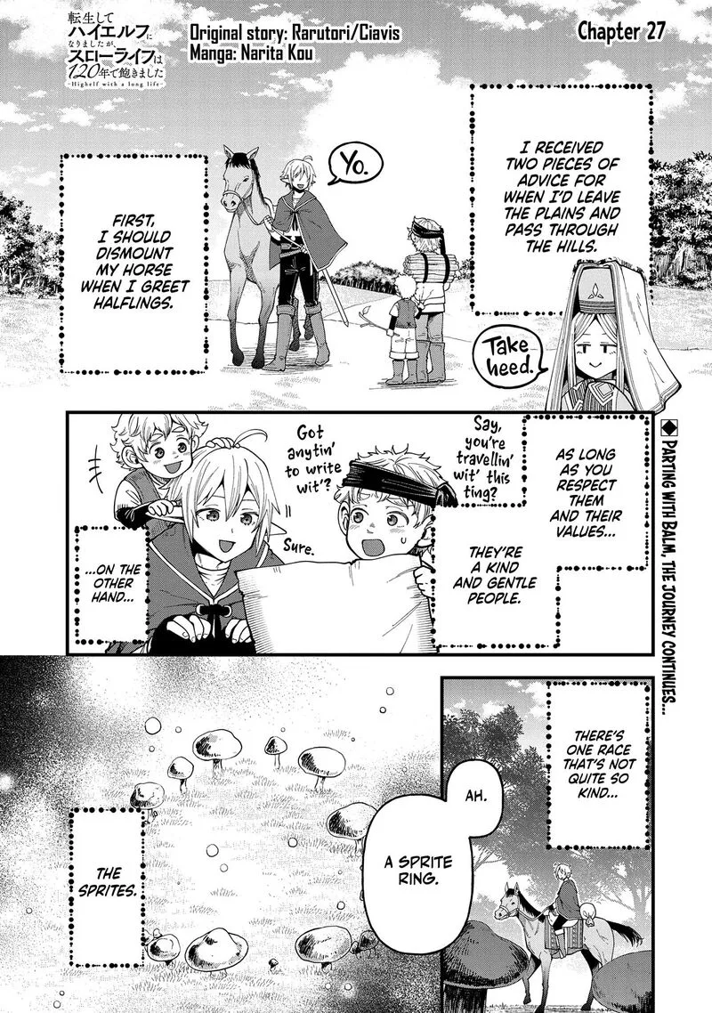 Tensei Shite High Elf ni Narimashitaga, Slow Life wa 120-nen de Akimashita Chapter 27 page 2