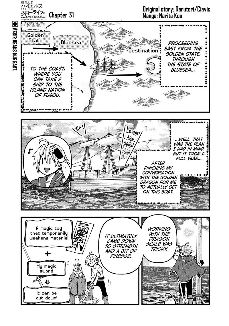 Tensei Shite High Elf ni Narimashitaga, Slow Life wa 120-nen de Akimashita Chapter 31 page 2