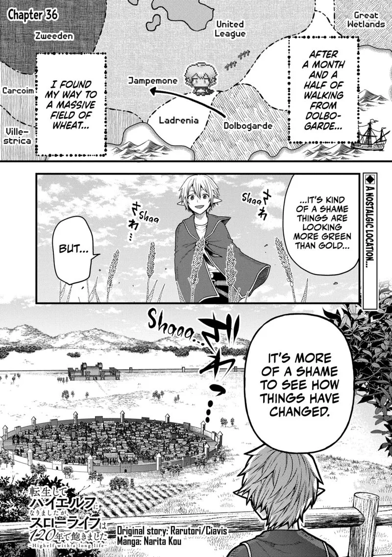 Tensei Shite High Elf ni Narimashitaga, Slow Life wa 120-nen de Akimashita Chapter 36 page 2