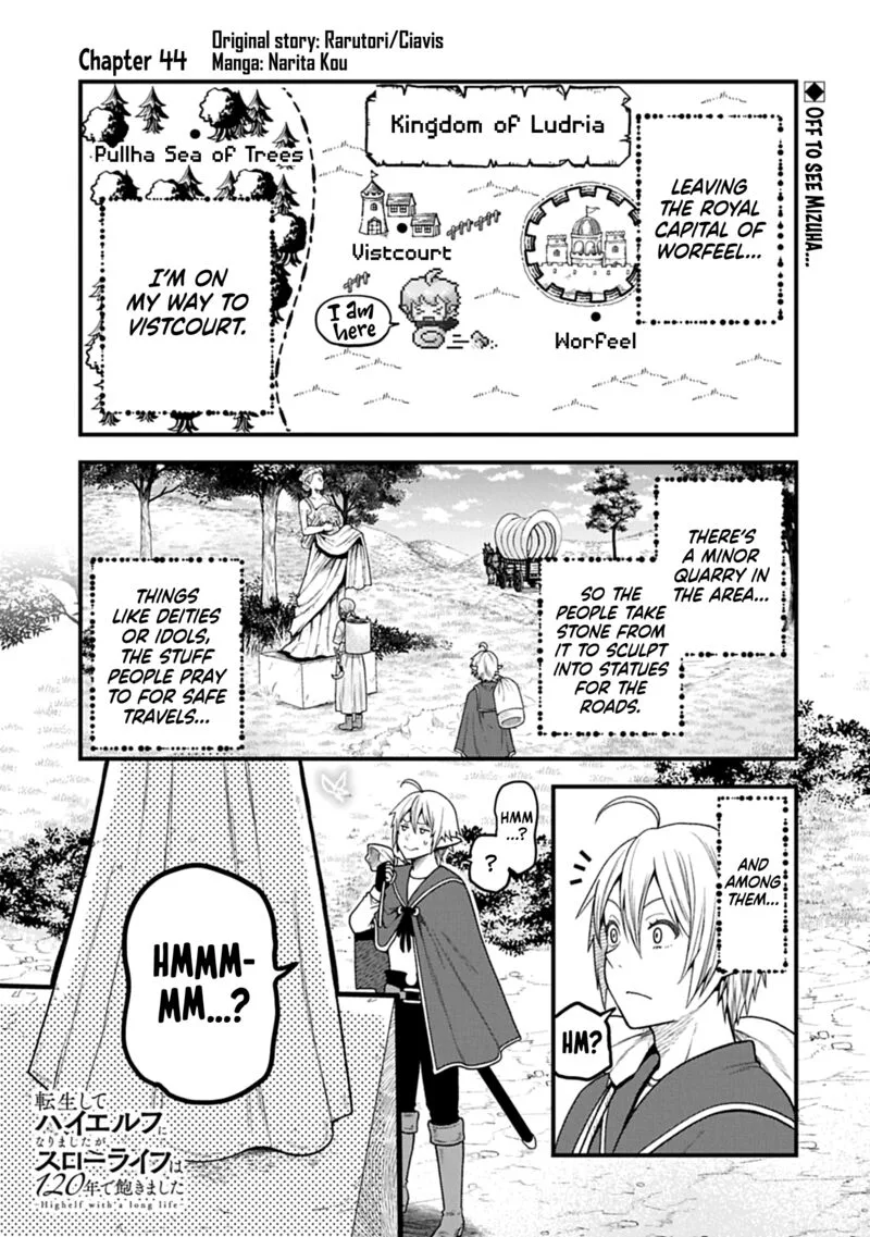 Tensei Shite High Elf ni Narimashitaga, Slow Life wa 120-nen de Akimashita Chapter 44 page 2