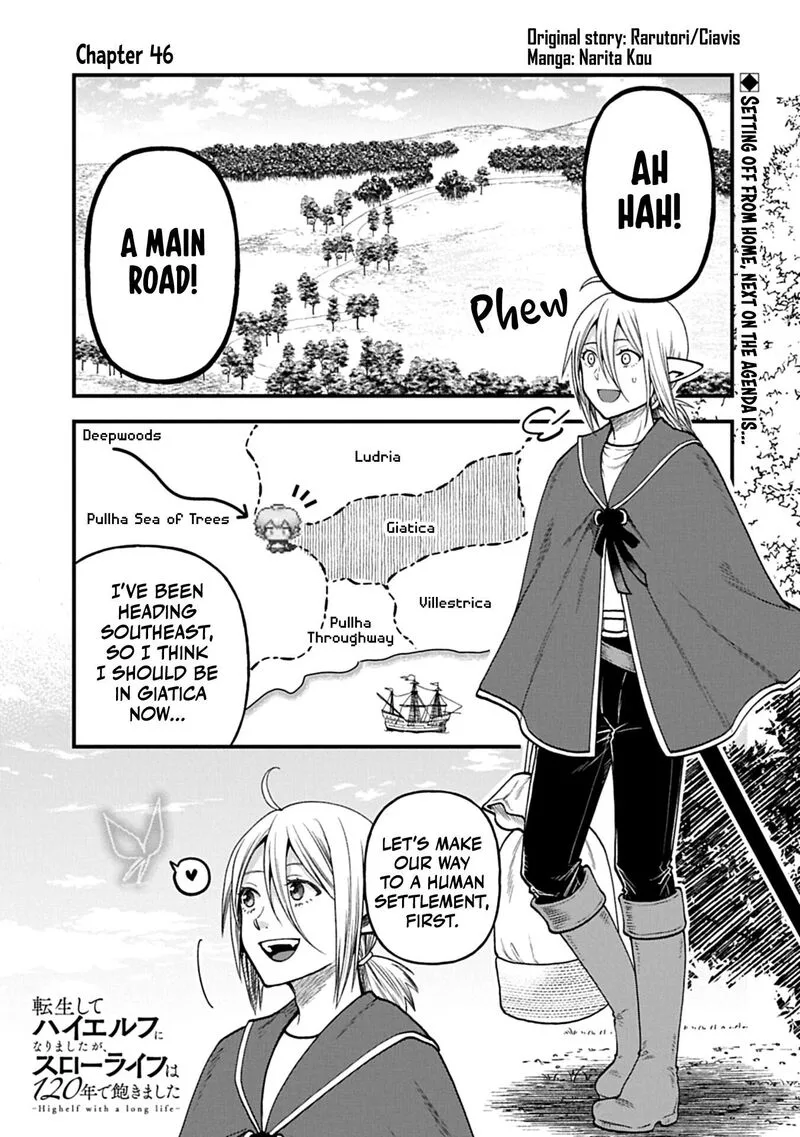 Tensei Shite High Elf ni Narimashitaga, Slow Life wa 120-nen de Akimashita Chapter 46 page 2