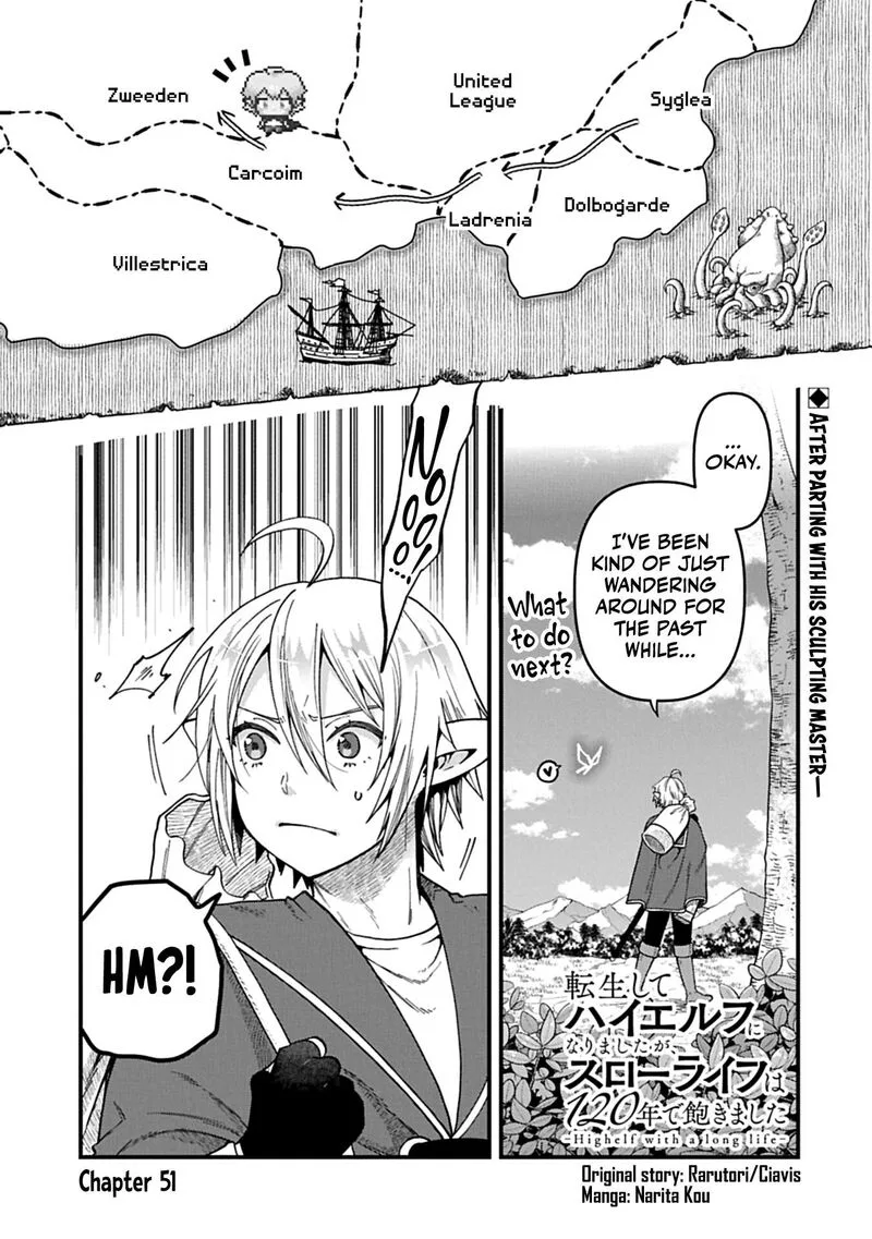 Tensei Shite High Elf ni Narimashitaga, Slow Life wa 120-nen de Akimashita Chapter 51 page 2