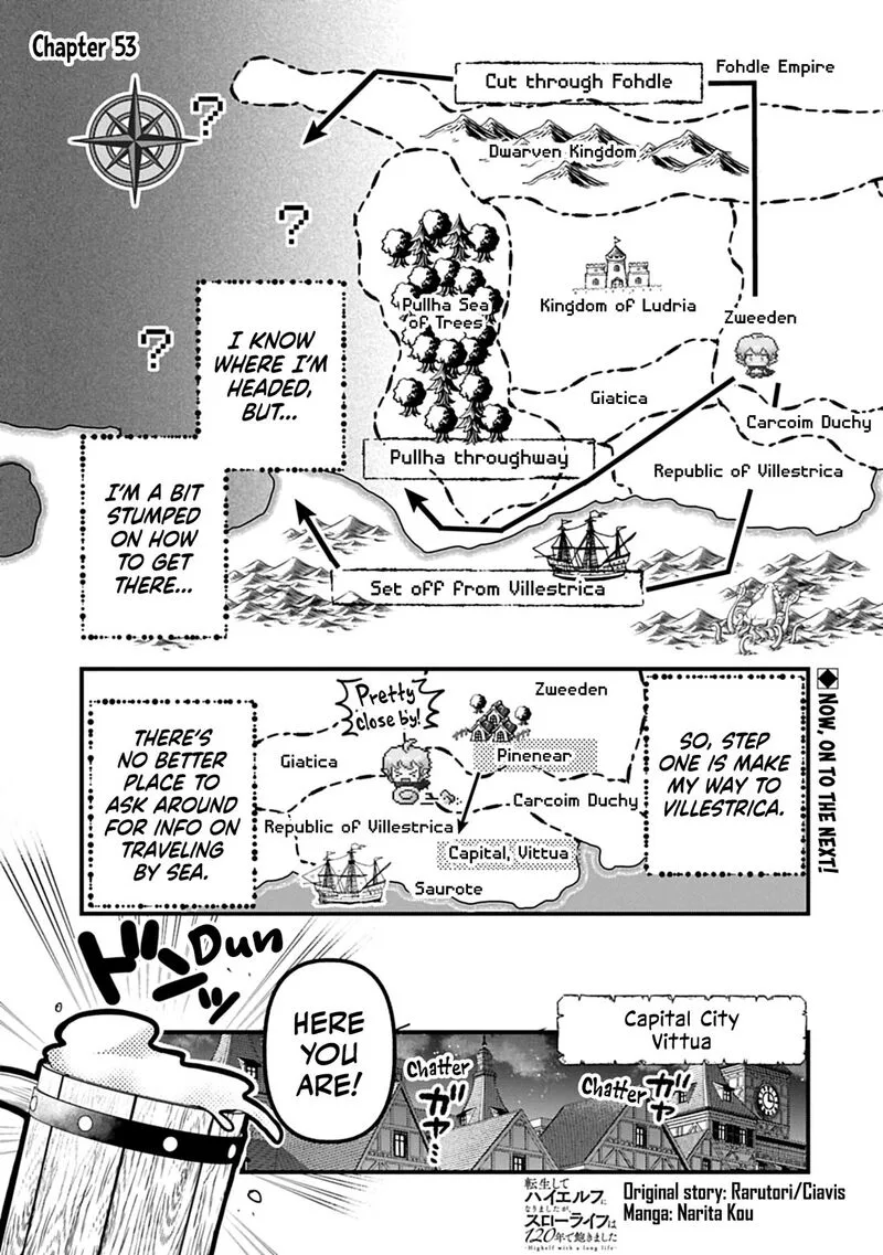 Tensei Shite High Elf ni Narimashitaga, Slow Life wa 120-nen de Akimashita Chapter 53 page 2