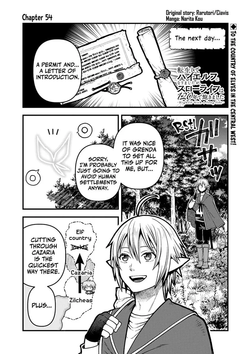 Tensei Shite High Elf ni Narimashitaga, Slow Life wa 120-nen de Akimashita Chapter 54 page 2