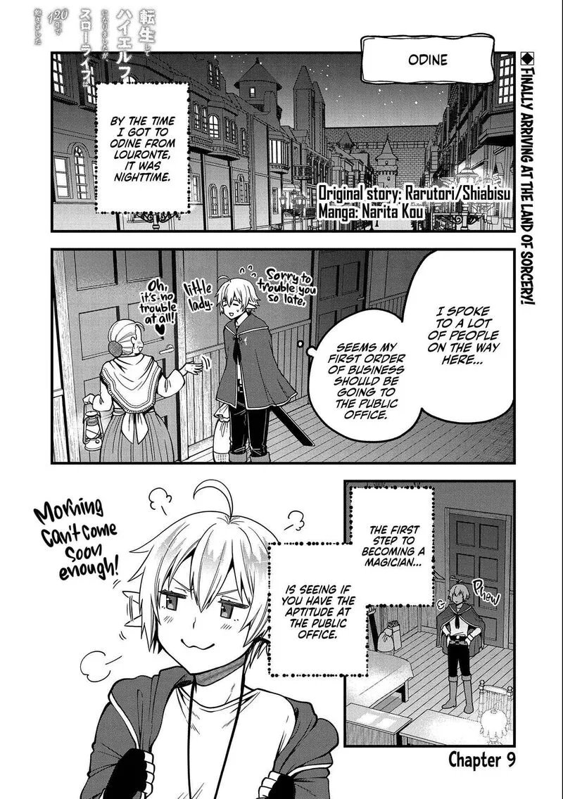 Tensei Shite High Elf ni Narimashitaga, Slow Life wa 120-nen de Akimashita Chapter 9 page 2