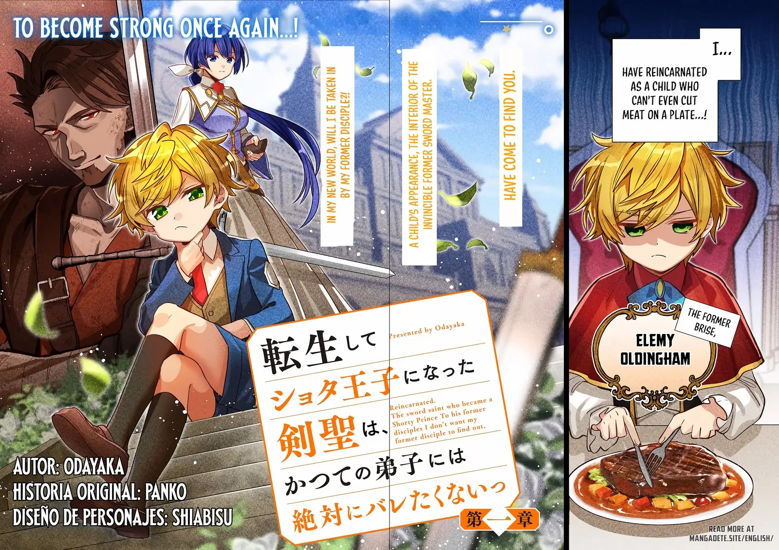 Tensei shite Shota Ouji ni Natta Ken Sei wa, Katsute no Deshi ni wa Zettai ni Baretakunai Chapter 1 page 2