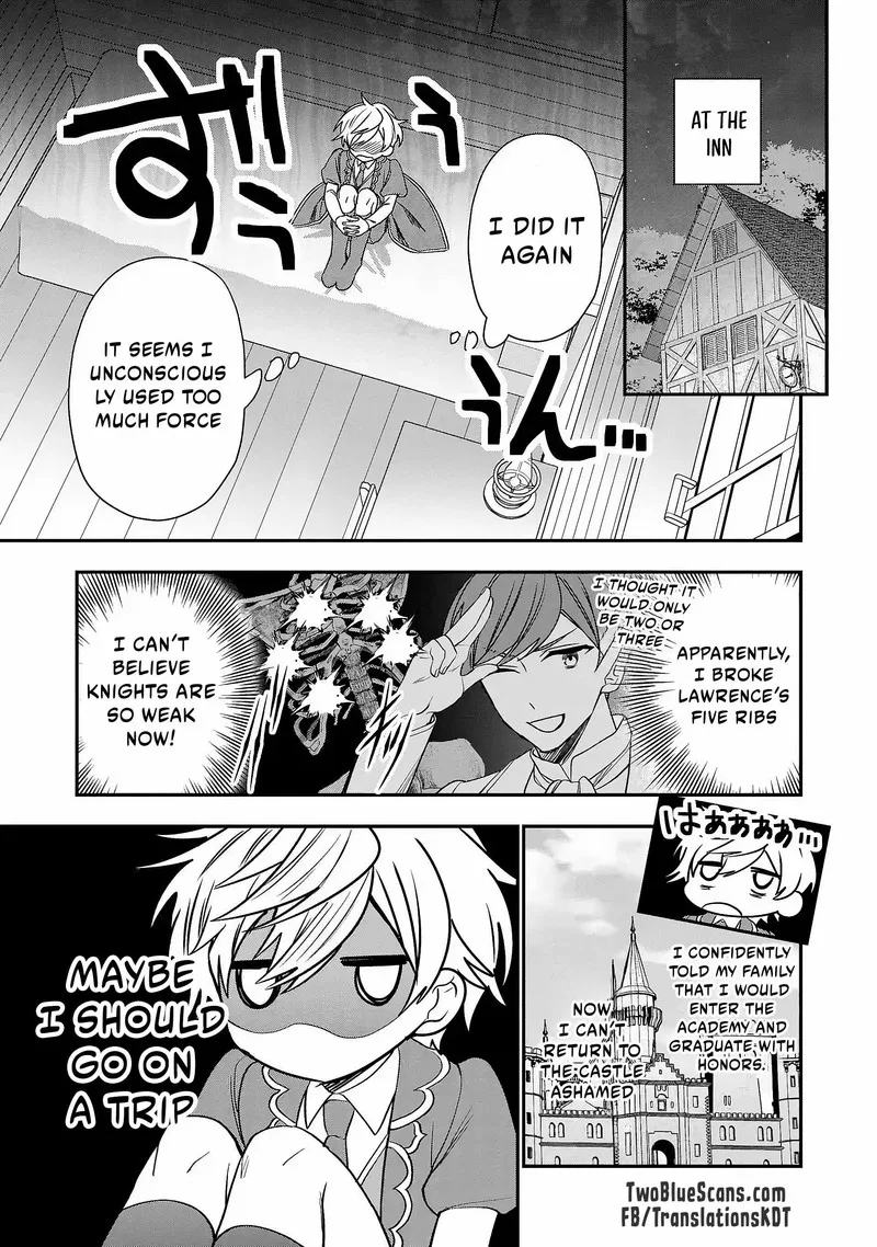 Tensei shite Shota Ouji ni Natta Ken Sei wa, Katsute no Deshi ni wa Zettai ni Baretakunai Chapter 2 page 3