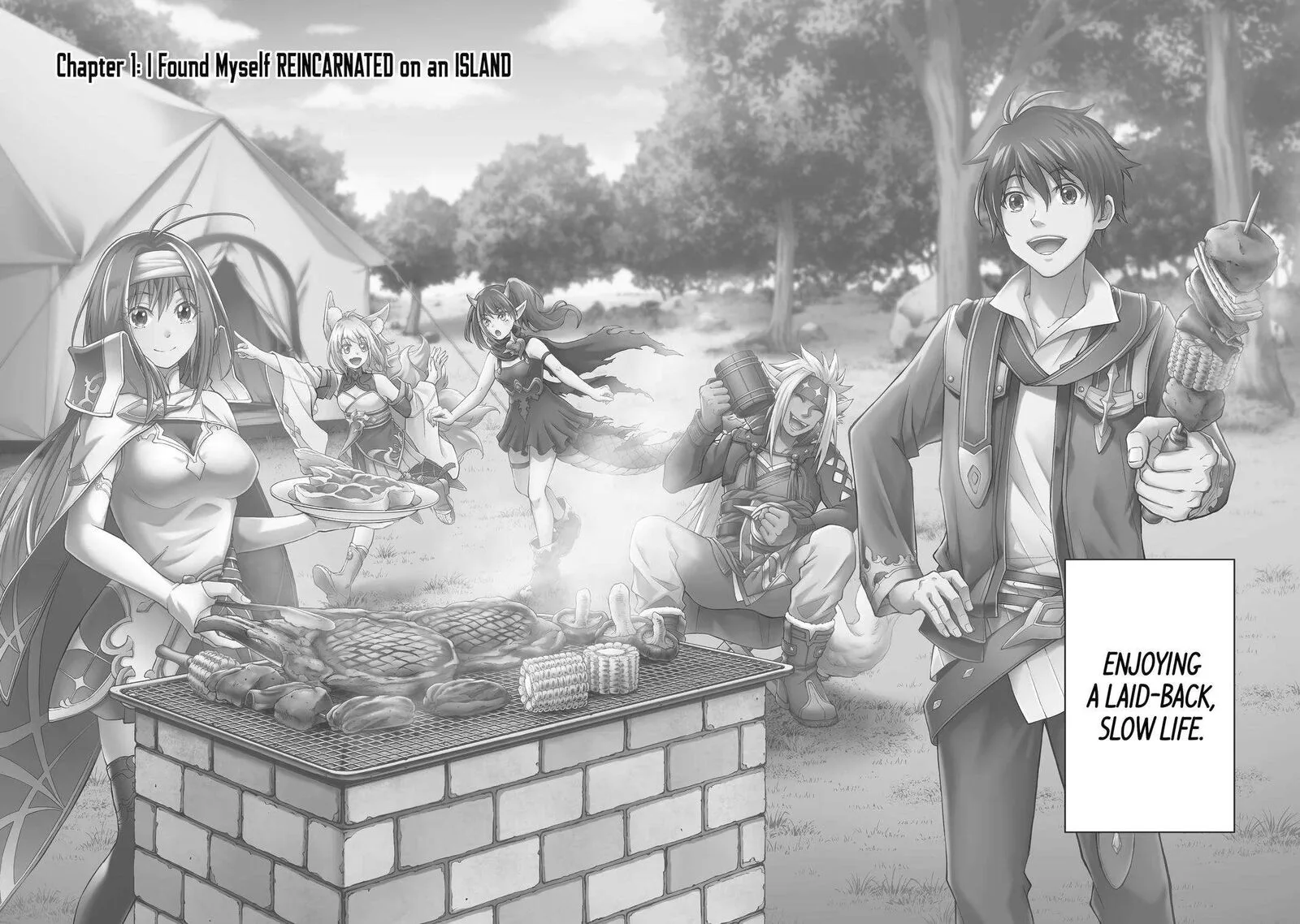 Tenseishitara Saikyou Shutachi ga Sumau Shima deshita. Kono Shima de Slow Life wo Tanoshimimasu Chapter 1 page 6