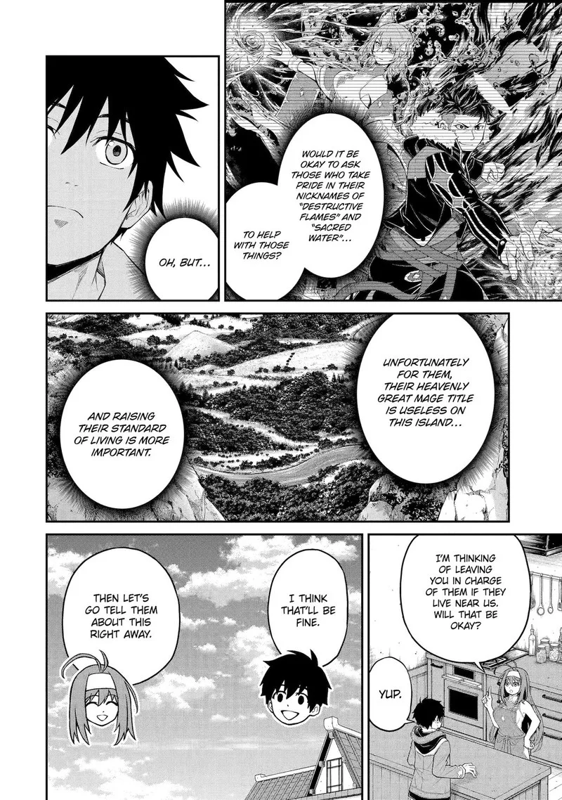 Tenseishitara Saikyou Shutachi ga Sumau Shima deshita. Kono Shima de Slow Life wo Tanoshimimasu Chapter 19 page 6