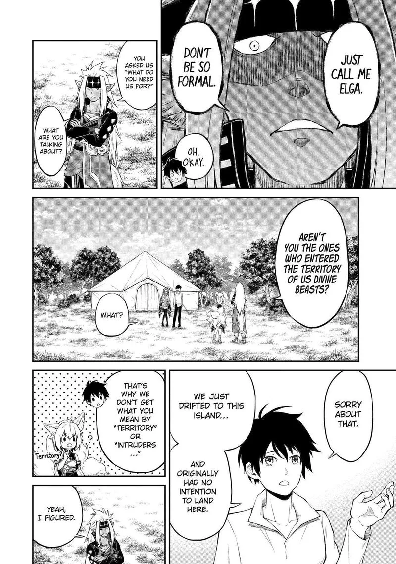 Tenseishitara Saikyou Shutachi ga Sumau Shima deshita. Kono Shima de Slow Life wo Tanoshimimasu Chapter 3 page 6