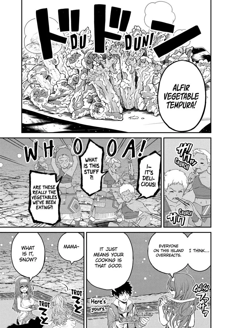 Tenseishitara Saikyou Shutachi ga Sumau Shima deshita. Kono Shima de Slow Life wo Tanoshimimasu Chapter 34 page 23