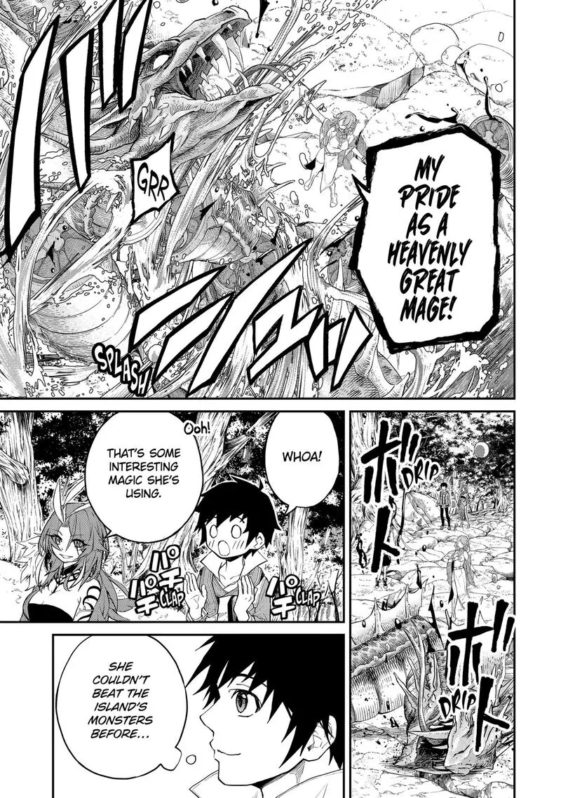 Tenseishitara Saikyou Shutachi ga Sumau Shima deshita. Kono Shima de Slow Life wo Tanoshimimasu Chapter 36 page 19