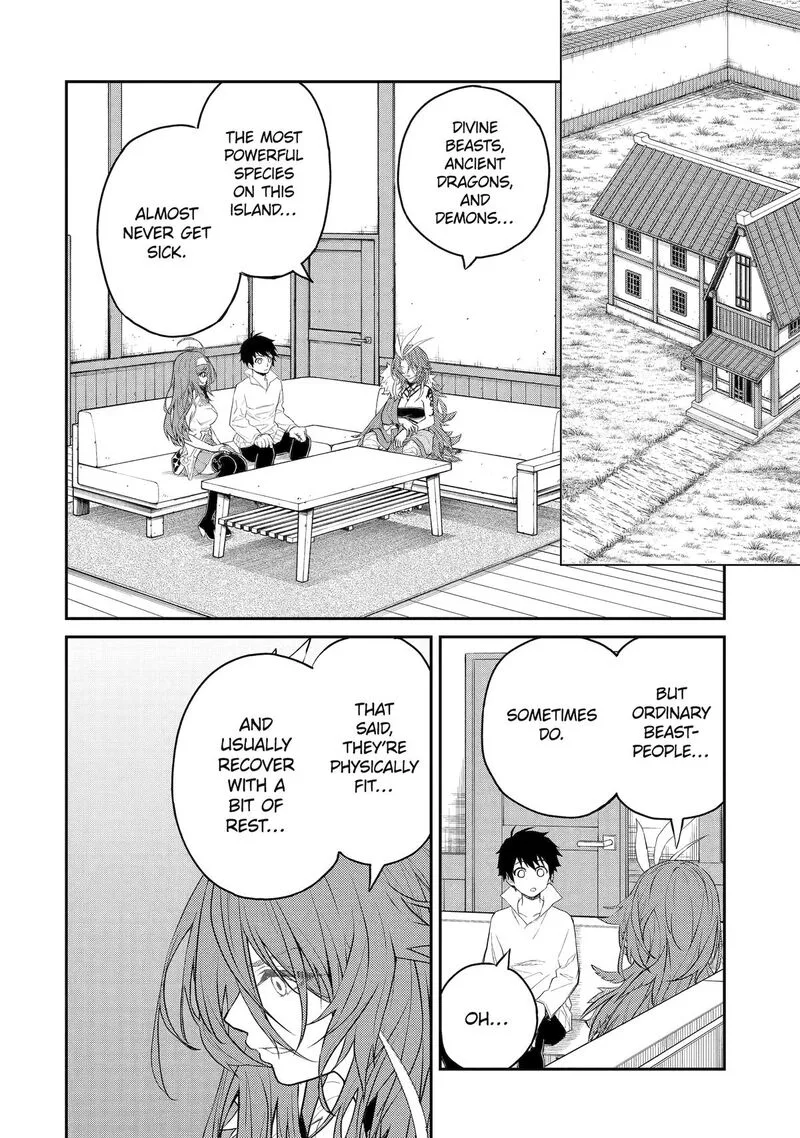 Tenseishitara Saikyou Shutachi ga Sumau Shima deshita. Kono Shima de Slow Life wo Tanoshimimasu Chapter 36 page 2