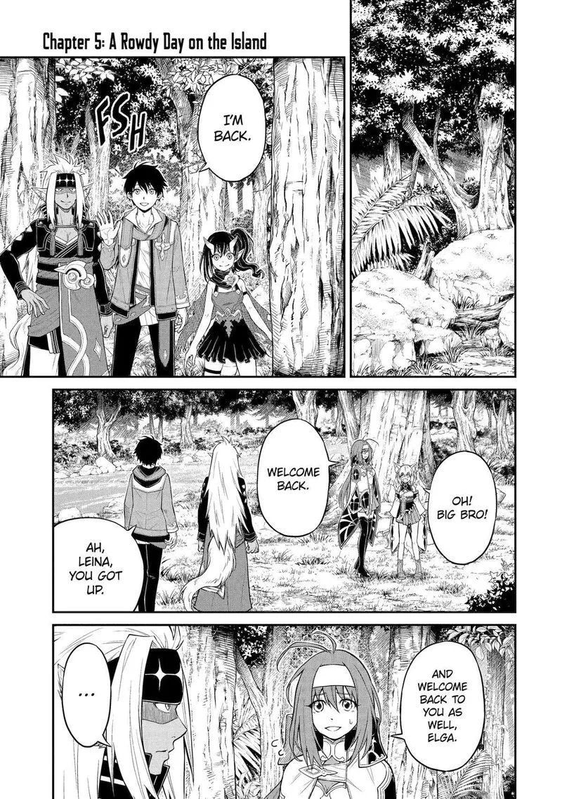 Tenseishitara Saikyou Shutachi ga Sumau Shima deshita. Kono Shima de Slow Life wo Tanoshimimasu Chapter 5 page 1