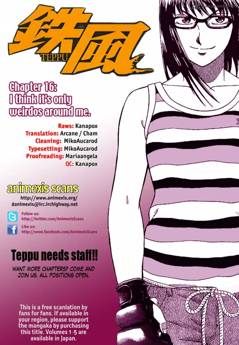 Teppu Chapter 16 page 1