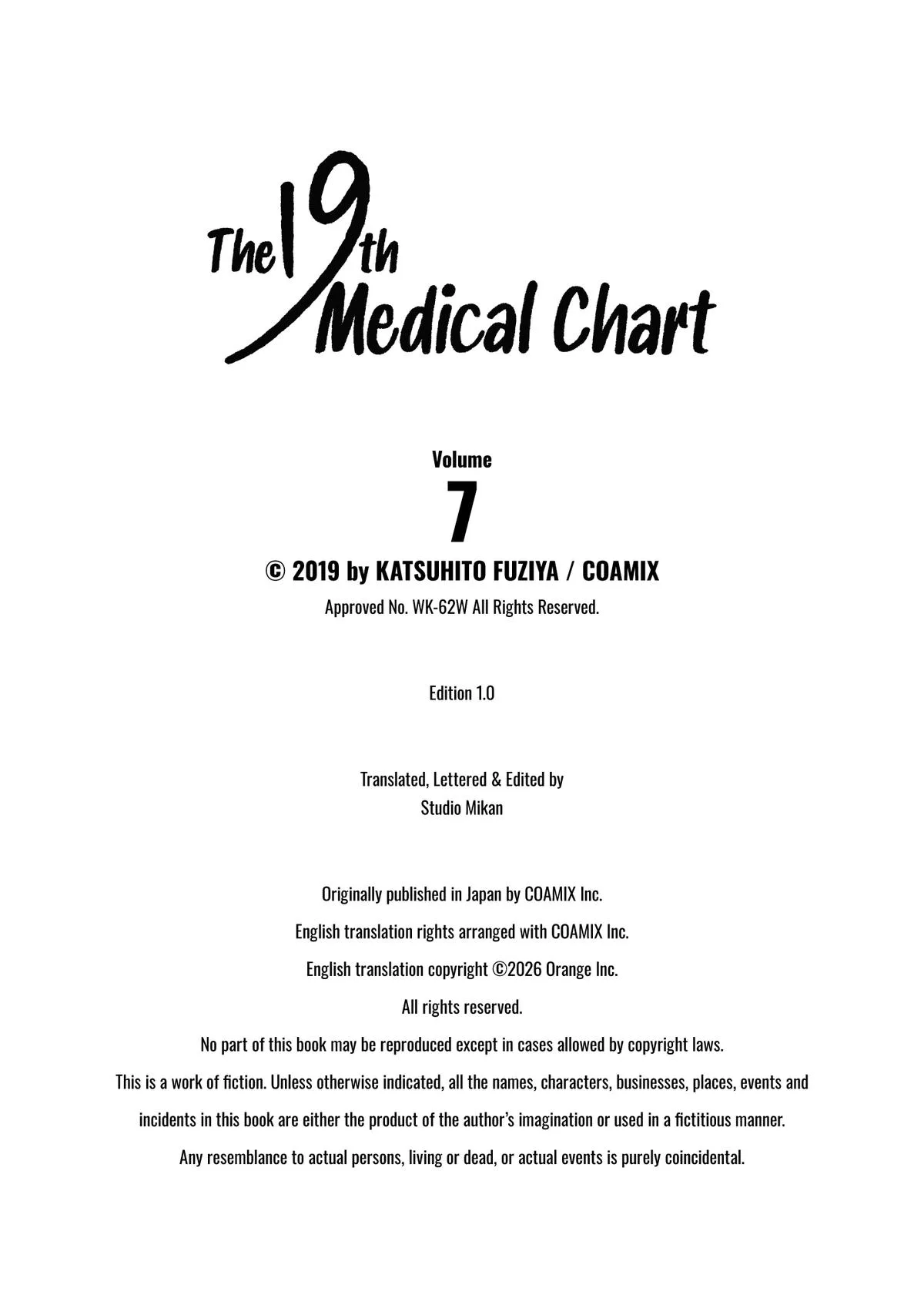 The 19th Medical Chart Chapter 32 page 43