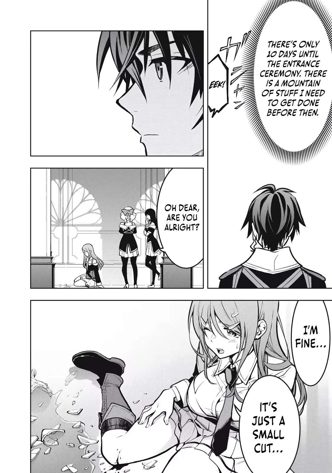 The Academy's Strongest Mob Healer ~ I Reincarnated as a Mob in a Death Game World, Got the Terrible Draw of "Healer" As My Job, and Became the Strongest Using My Knowledge of the Game Chapter 1.1 page 24