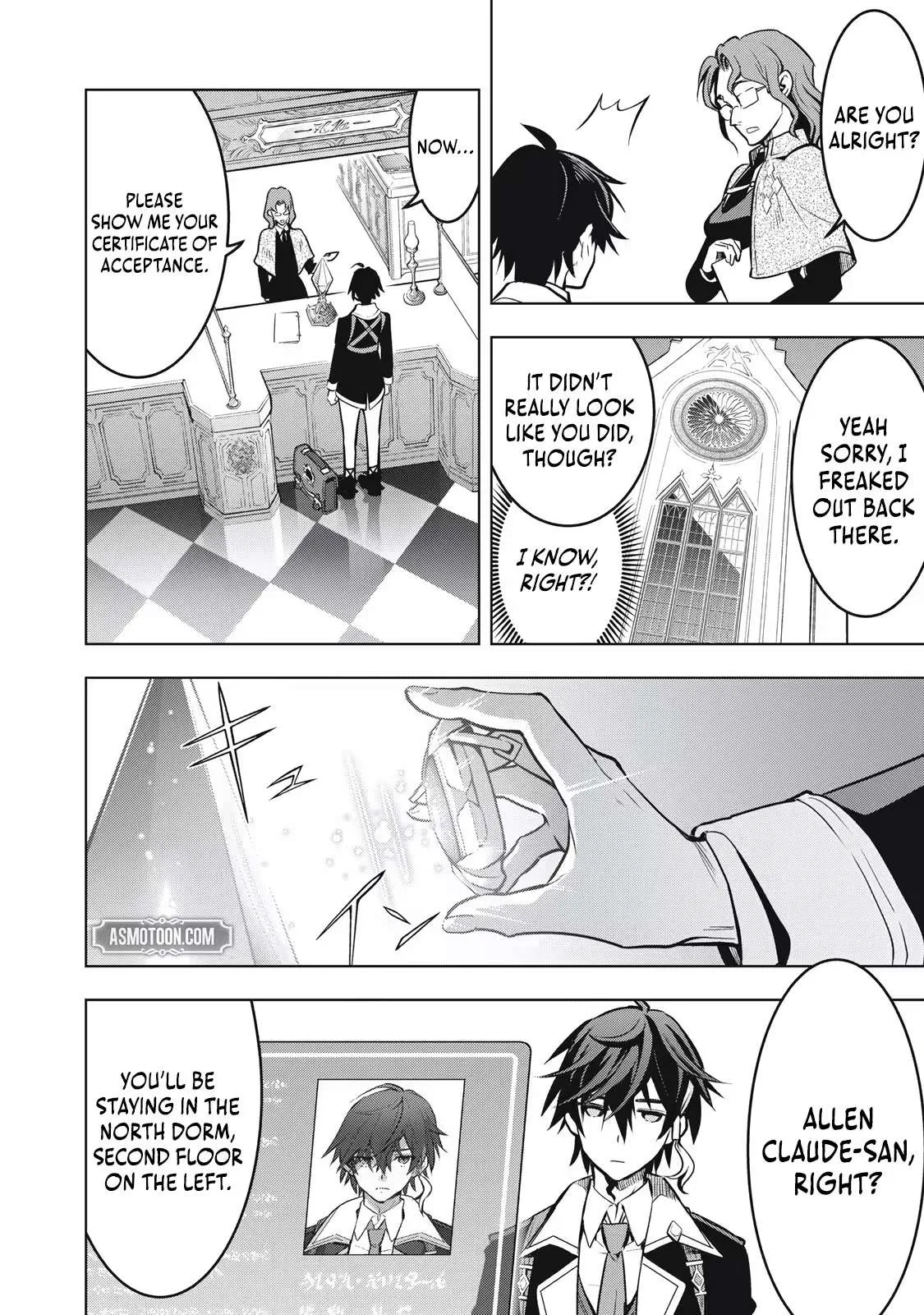The Academy's Strongest Mob Healer ~ I Reincarnated as a Mob in a Death Game World, Got the Terrible Draw of "Healer" As My Job, and Became the Strongest Using My Knowledge of the Game Chapter 1.1 page 18