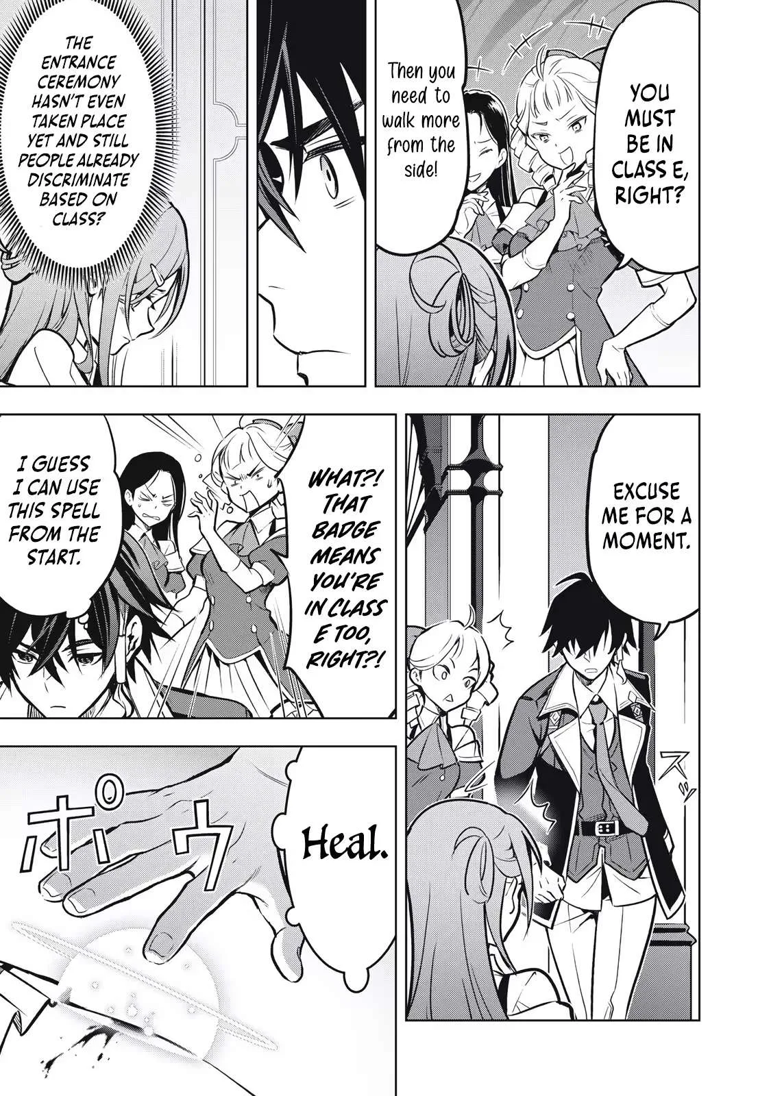 The Academy's Strongest Mob Healer ~ I Reincarnated as a Mob in a Death Game World, Got the Terrible Draw of "Healer" As My Job, and Became the Strongest Using My Knowledge of the Game Chapter 1.1 page 25