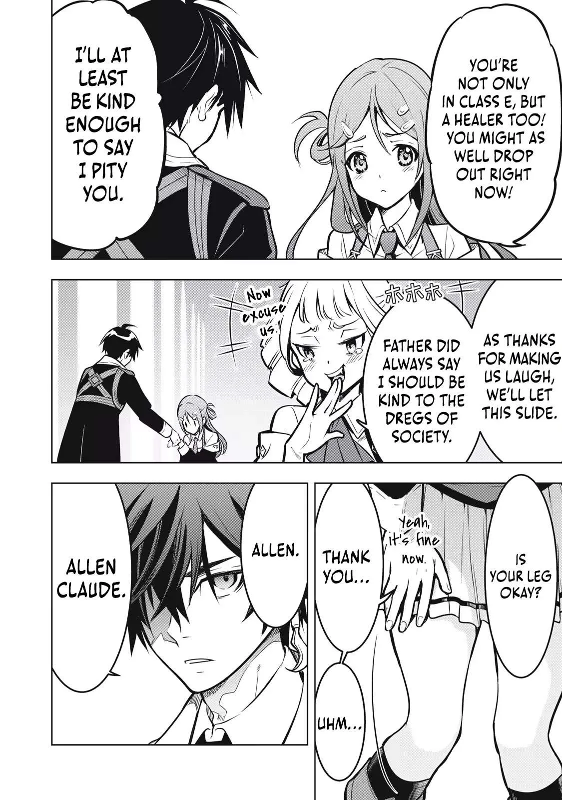 The Academy's Strongest Mob Healer ~ I Reincarnated as a Mob in a Death Game World, Got the Terrible Draw of "Healer" As My Job, and Became the Strongest Using My Knowledge of the Game Chapter 1.1 page 28