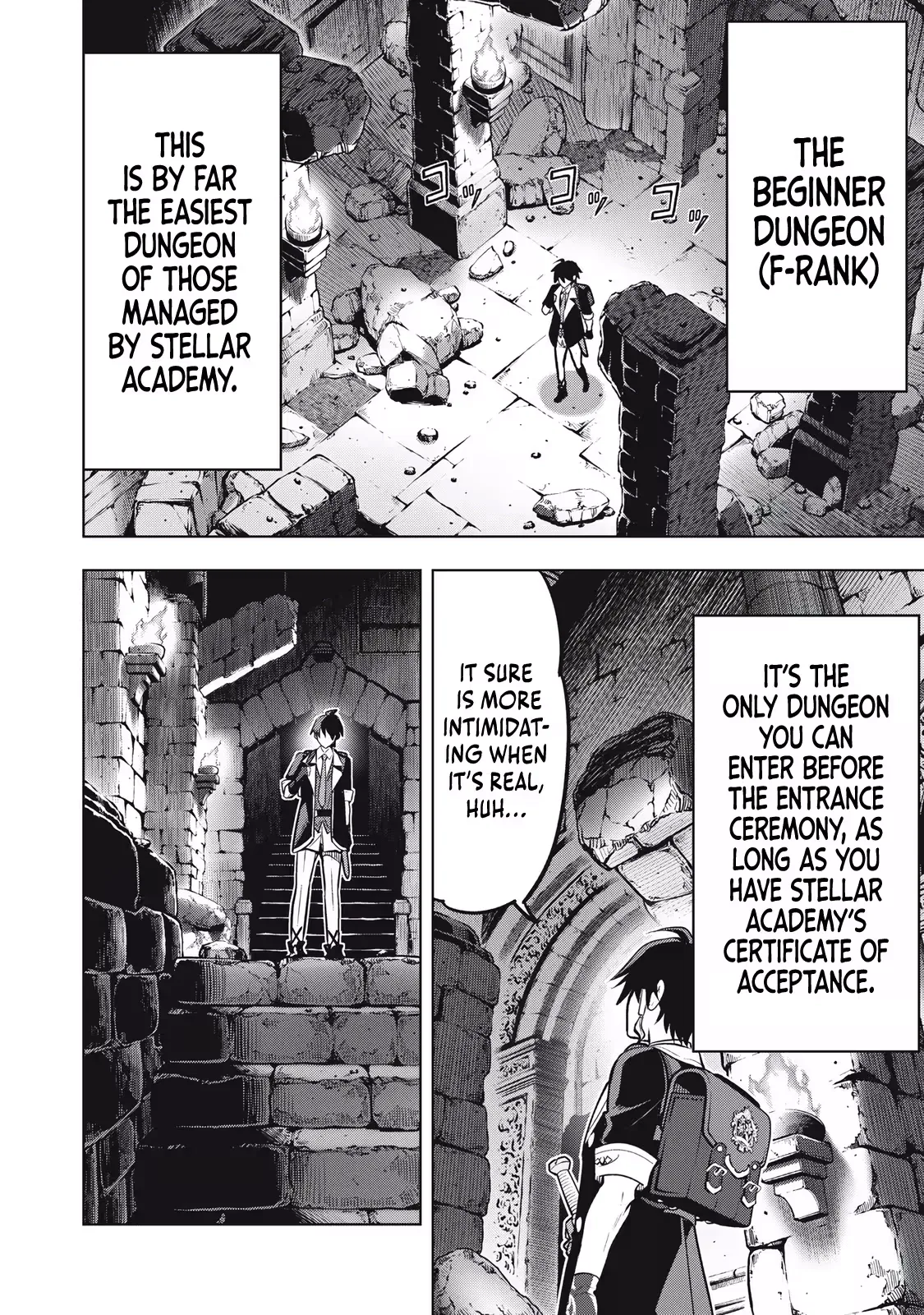 The Academy's Strongest Mob Healer ~ I Reincarnated as a Mob in a Death Game World, Got the Terrible Draw of "Healer" As My Job, and Became the Strongest Using My Knowledge of the Game Chapter 1.2 page 4