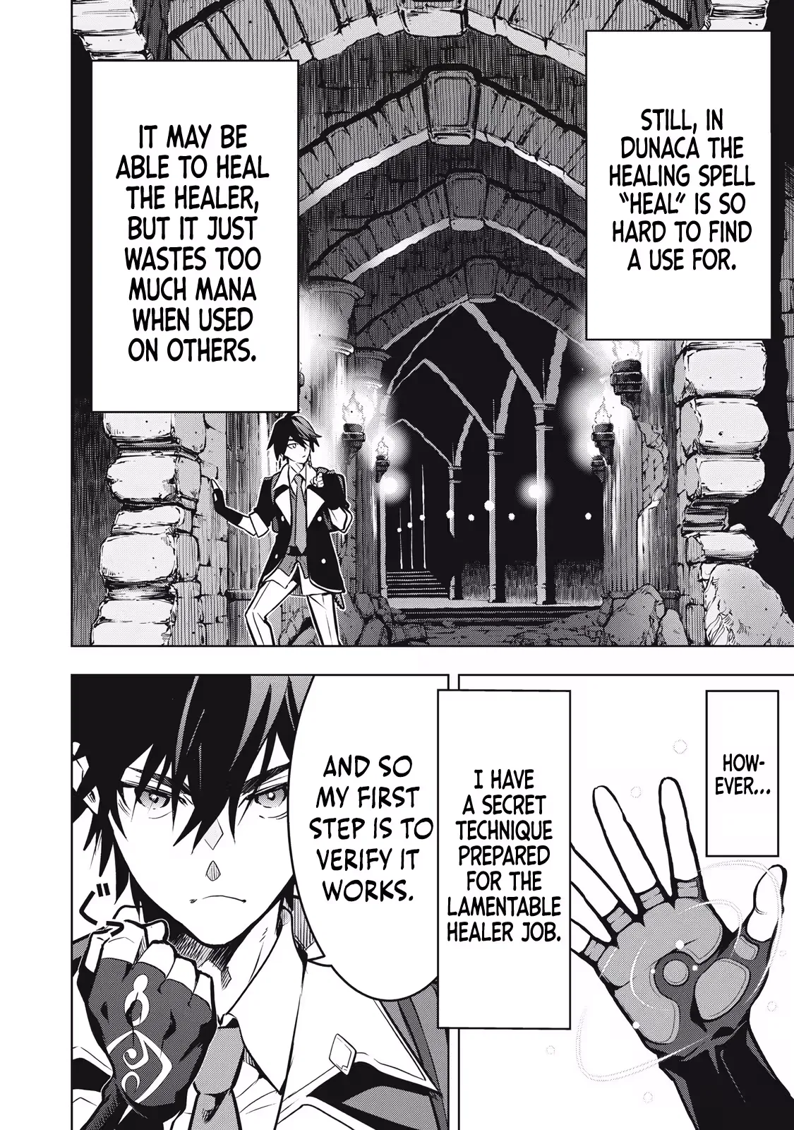 The Academy's Strongest Mob Healer ~ I Reincarnated as a Mob in a Death Game World, Got the Terrible Draw of "Healer" As My Job, and Became the Strongest Using My Knowledge of the Game Chapter 1.2 page 16