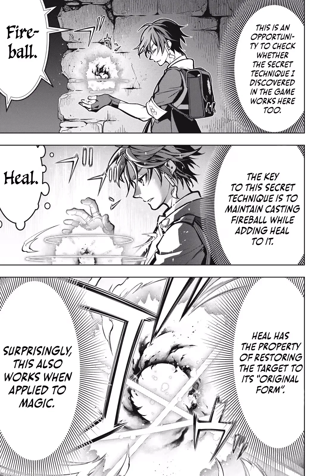 The Academy's Strongest Mob Healer ~ I Reincarnated as a Mob in a Death Game World, Got the Terrible Draw of "Healer" As My Job, and Became the Strongest Using My Knowledge of the Game Chapter 1.2 page 19