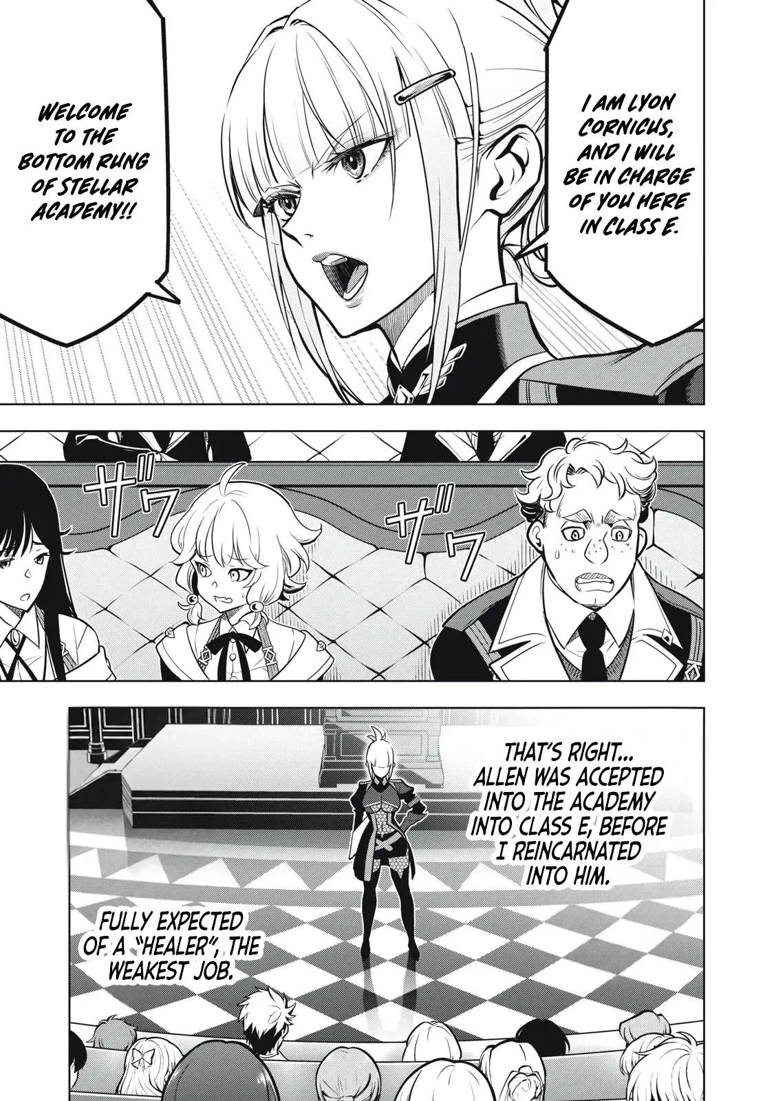 The Academy's Strongest Mob Healer ~ I Reincarnated as a Mob in a Death Game World, Got the Terrible Draw of "Healer" As My Job, and Became the Strongest Using My Knowledge of the Game Chapter 5.1 page 6