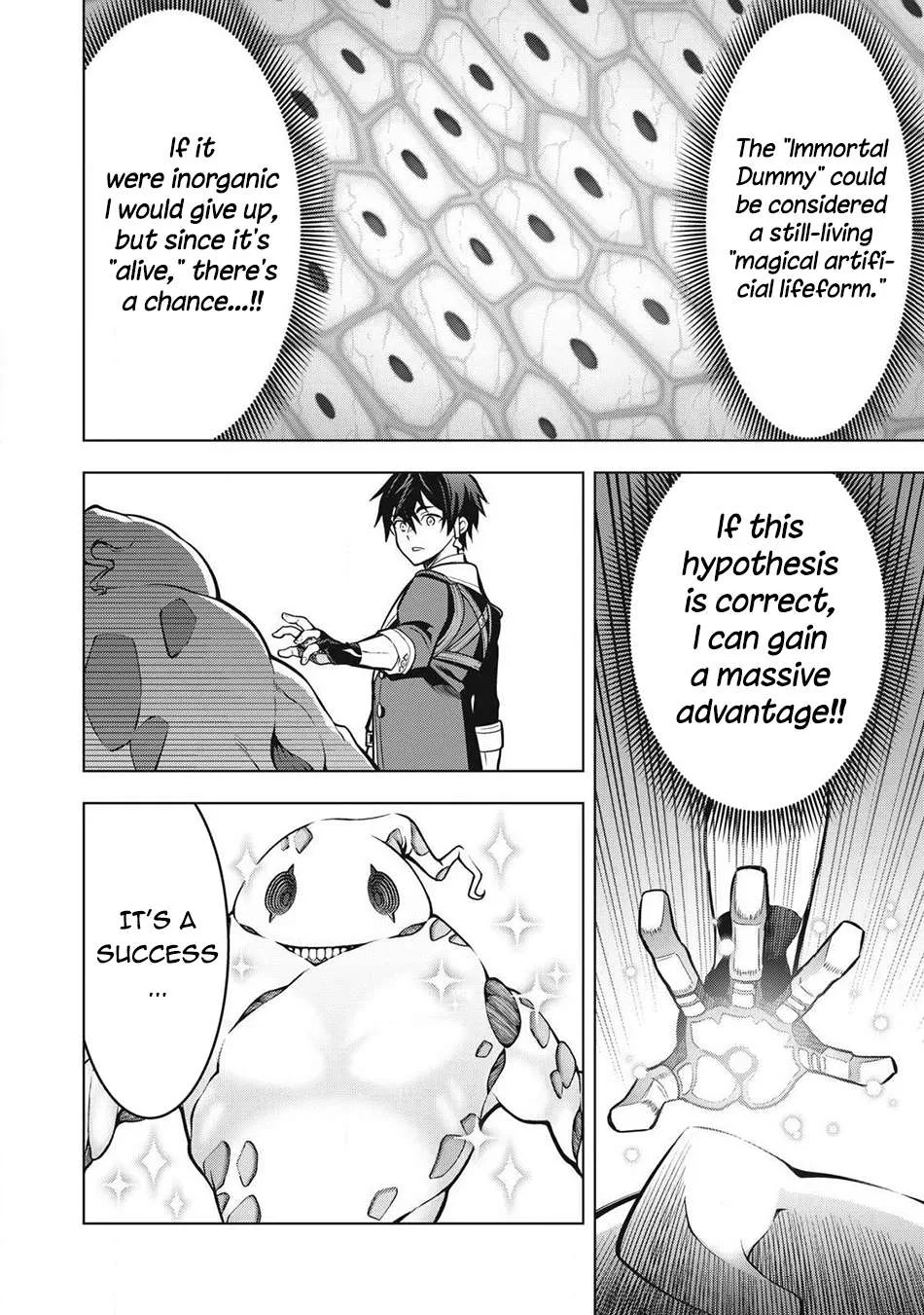 The Academy's Strongest Mob Healer ~ I Reincarnated as a Mob in a Death Game World, Got the Terrible Draw of "Healer" As My Job, and Became the Strongest Using My Knowledge of the Game Chapter 6 page 13