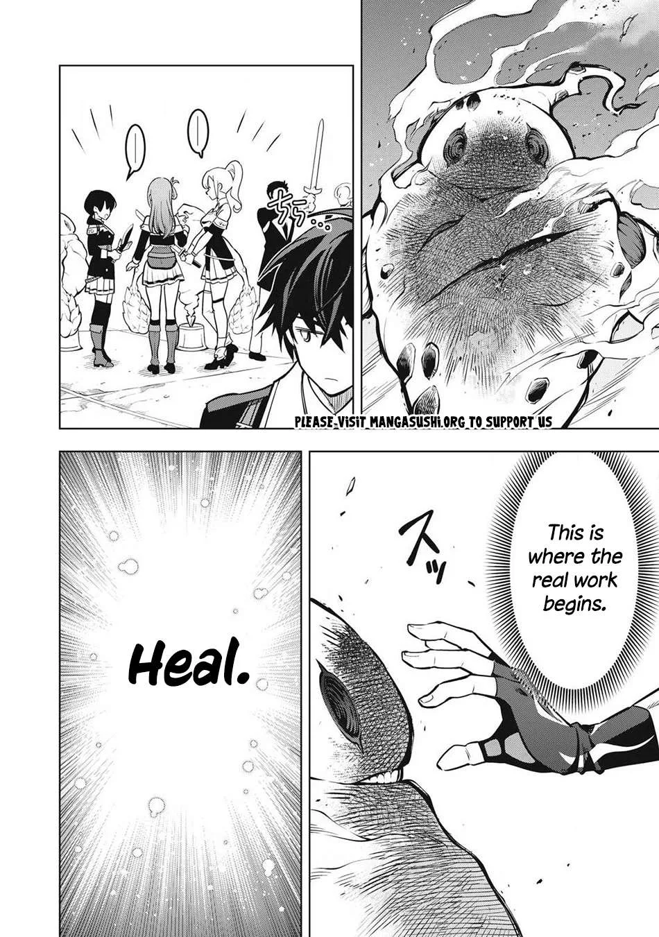 The Academy's Strongest Mob Healer ~ I Reincarnated as a Mob in a Death Game World, Got the Terrible Draw of "Healer" As My Job, and Became the Strongest Using My Knowledge of the Game Chapter 6 page 11