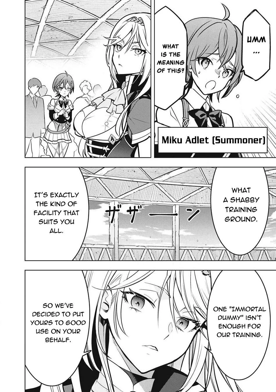 The Academy's Strongest Mob Healer ~ I Reincarnated as a Mob in a Death Game World, Got the Terrible Draw of "Healer" As My Job, and Became the Strongest Using My Knowledge of the Game Chapter 6 page 19