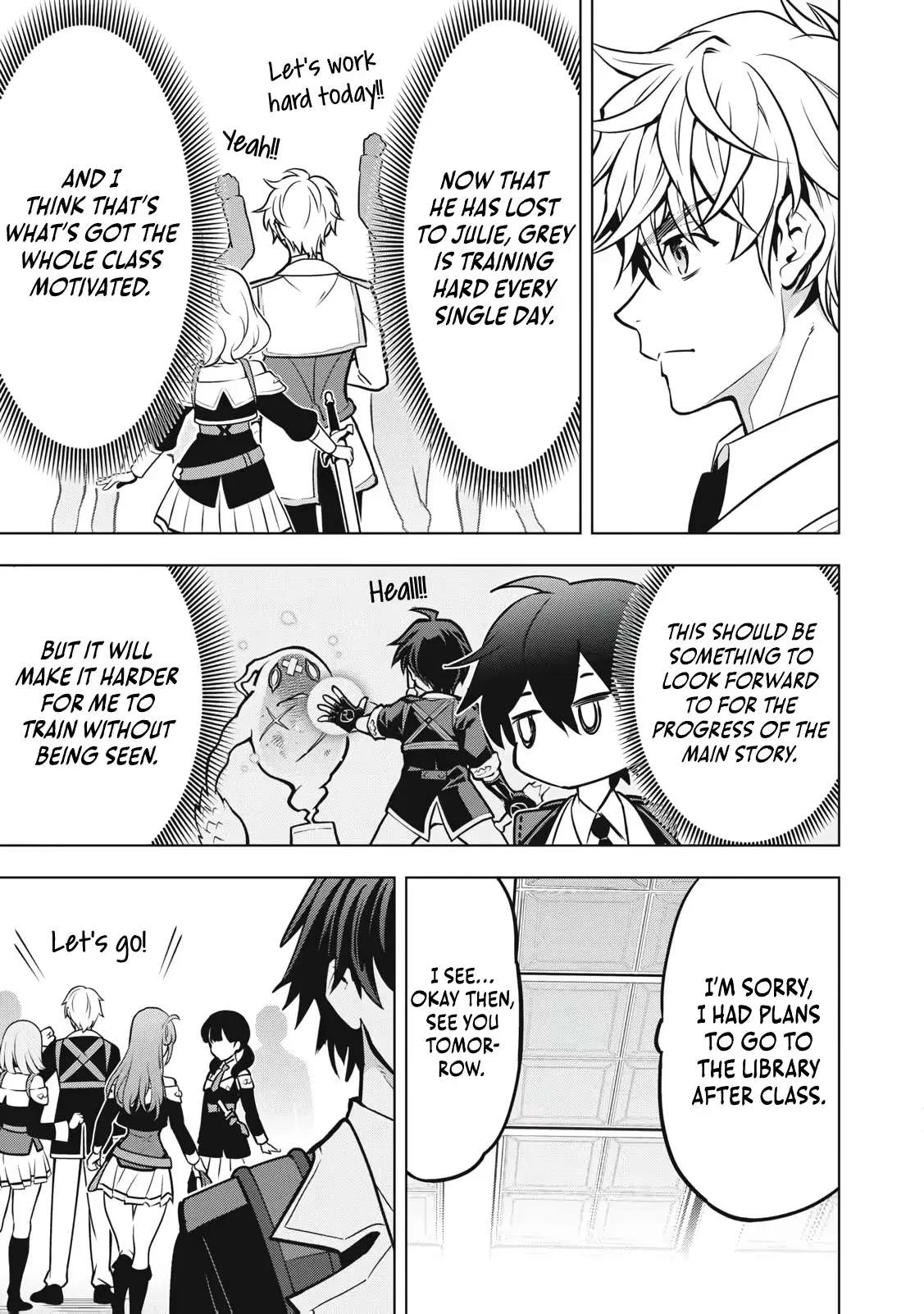 The Academy's Strongest Mob Healer ~ I Reincarnated as a Mob in a Death Game World, Got the Terrible Draw of "Healer" As My Job, and Became the Strongest Using My Knowledge of the Game Chapter 7.1 page 18