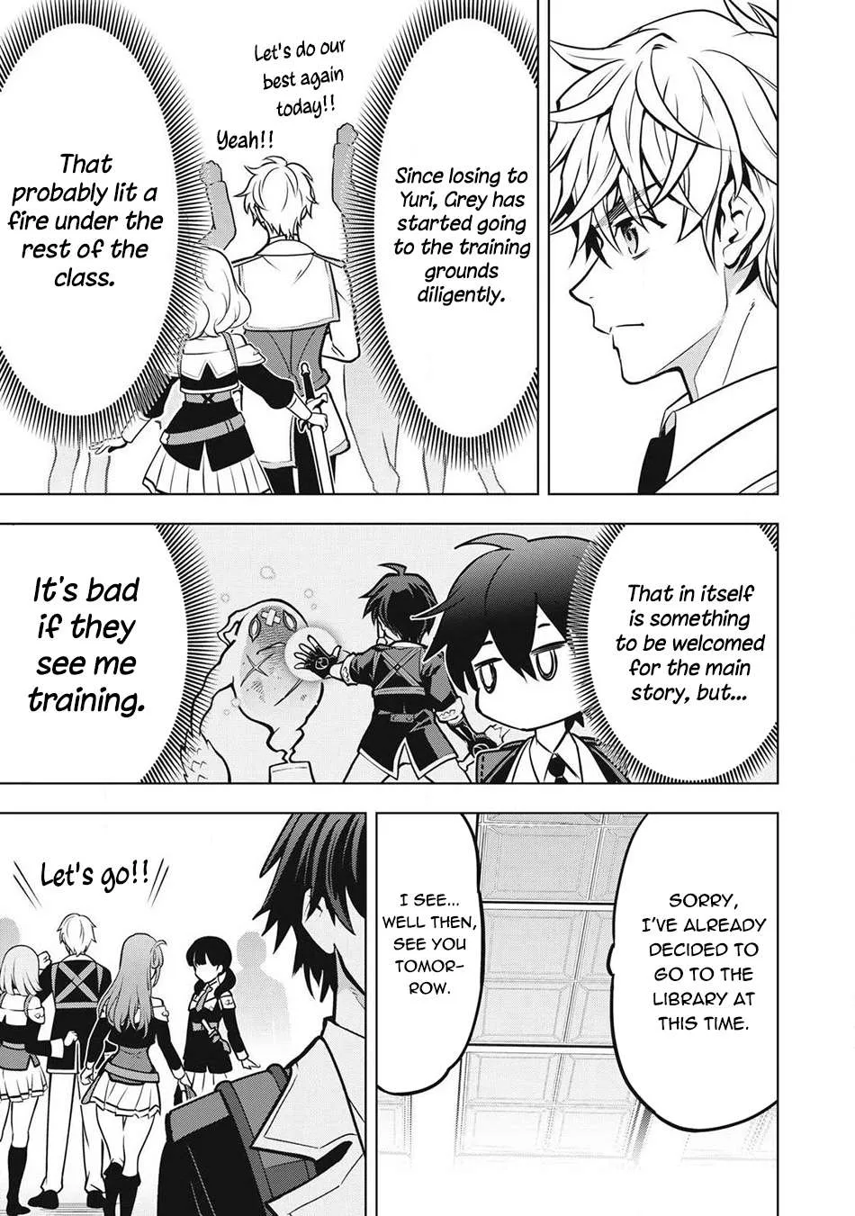 The Academy's Strongest Mob Healer ~ I Reincarnated as a Mob in a Death Game World, Got the Terrible Draw of "Healer" As My Job, and Became the Strongest Using My Knowledge of the Game Chapter 7 page 18