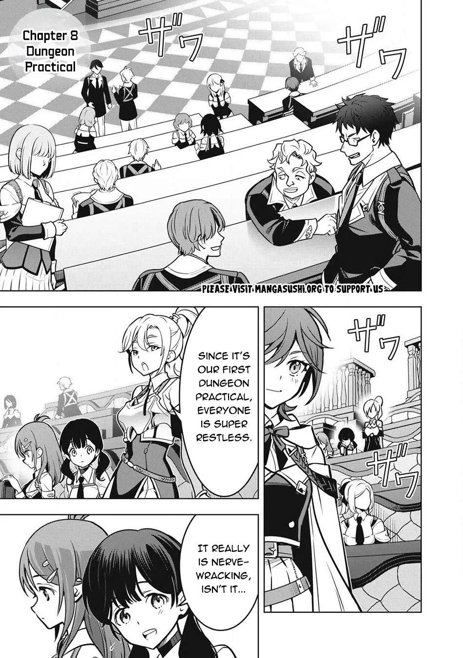 The Academy's Strongest Mob Healer ~ I Reincarnated as a Mob in a Death Game World, Got the Terrible Draw of "Healer" As My Job, and Became the Strongest Using My Knowledge of the Game Chapter 8 page 2