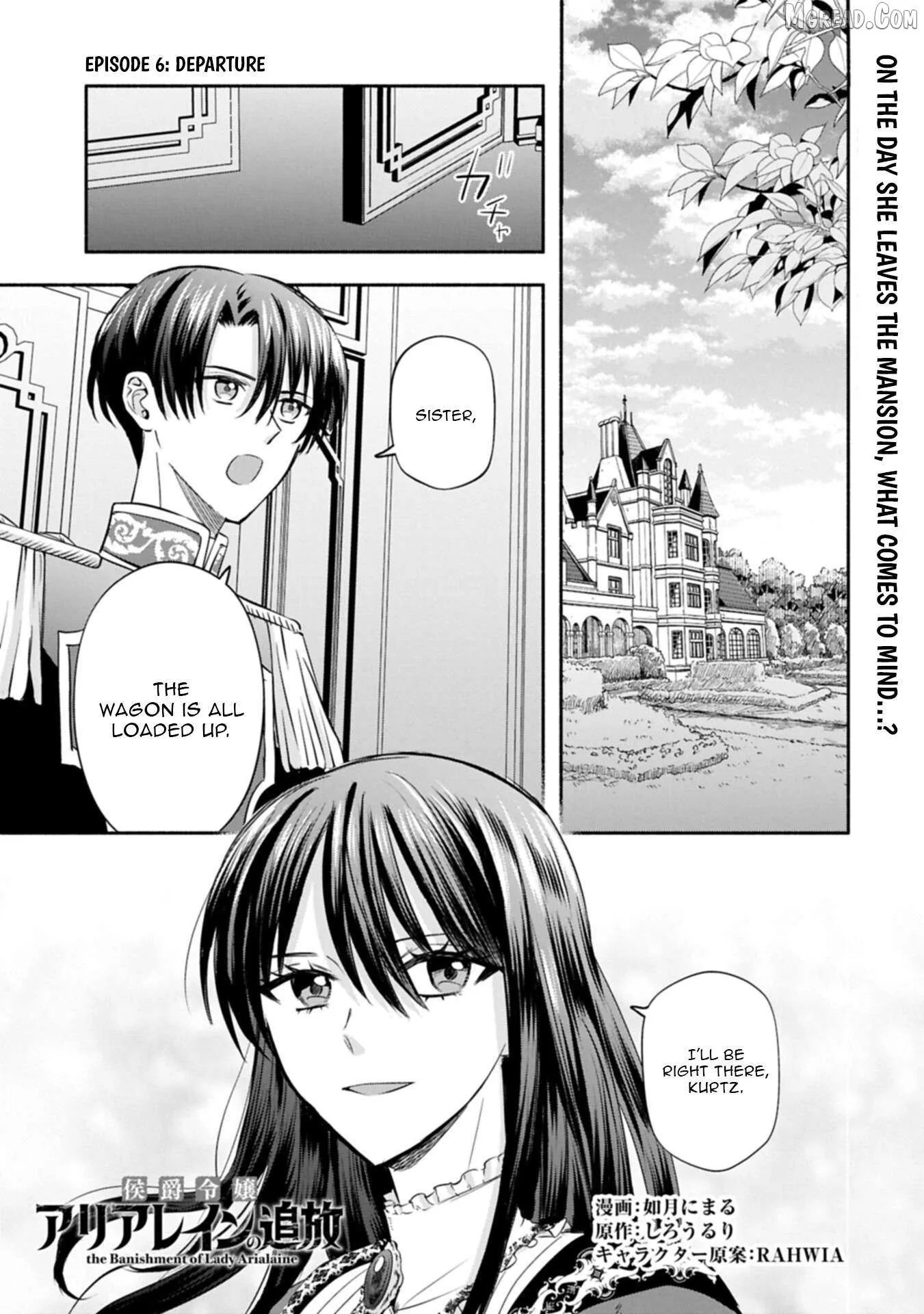 The Banishment of Lady Arialaine, the Duke's Daughter Chapter 6.1 page 2