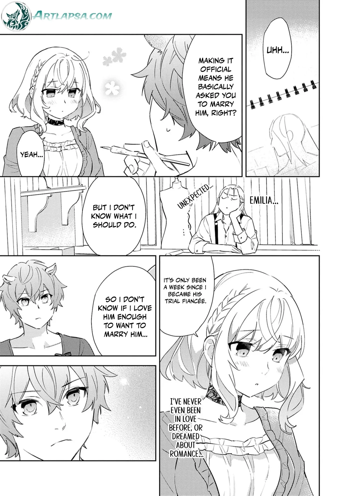 The Black Rabbit Count's Devoted Marriage Proposal. Chapter 10 page 24