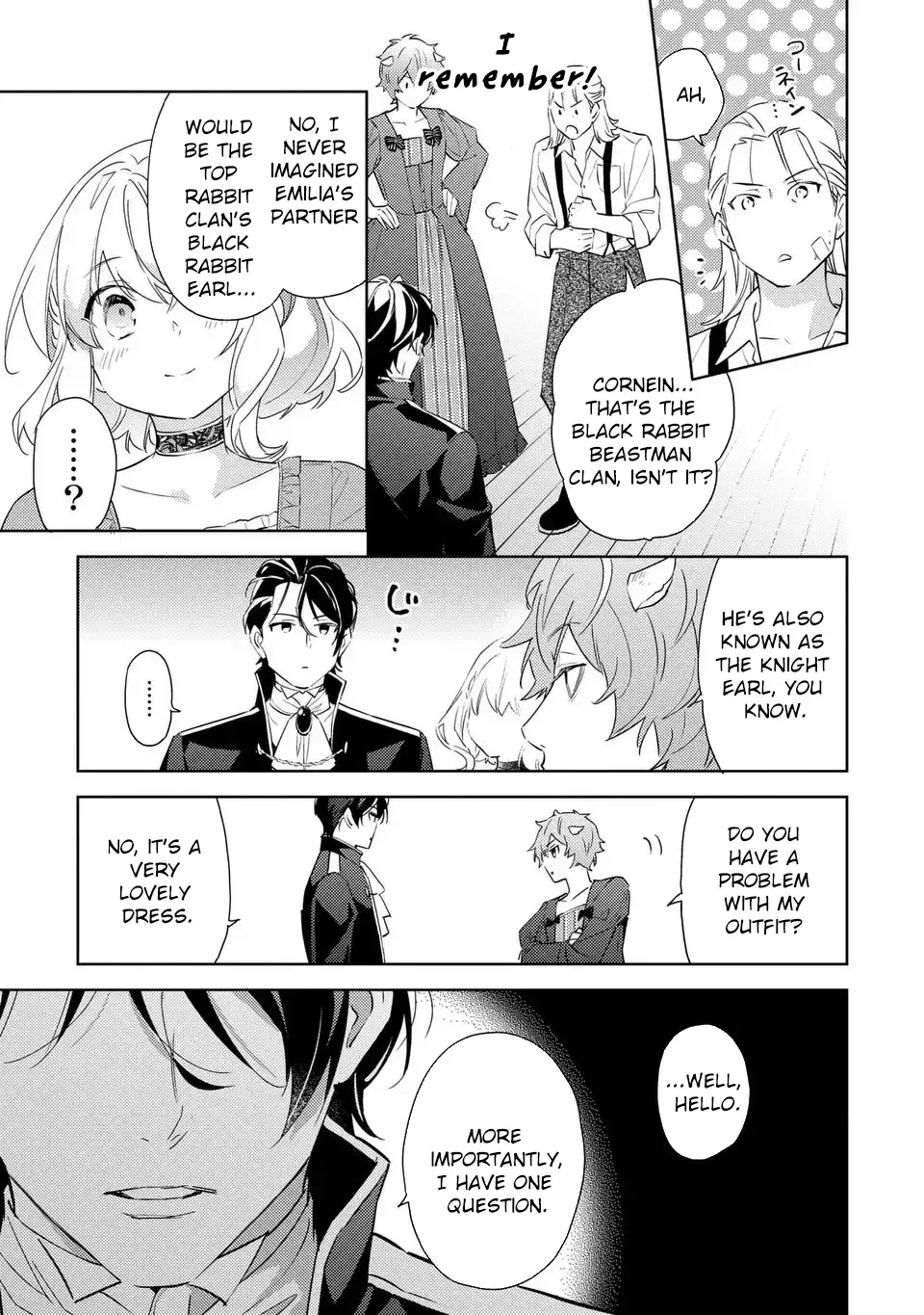 The Black Rabbit Count's Devoted Marriage Proposal. Chapter 3 page 9