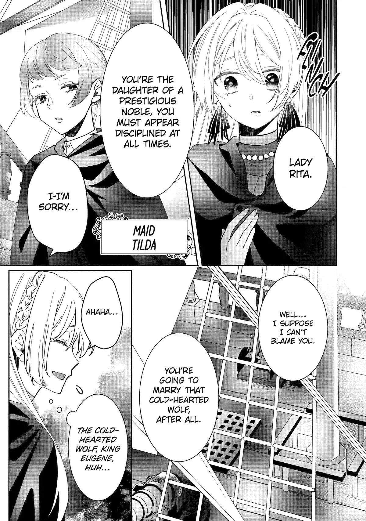 The Cruel King I'm Marrying as a Substitute Bride is My First Love?! Chapter 1 page 21