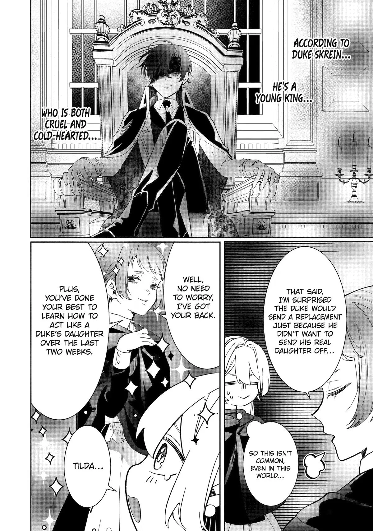 The Cruel King I'm Marrying as a Substitute Bride is My First Love?! Chapter 1 page 22
