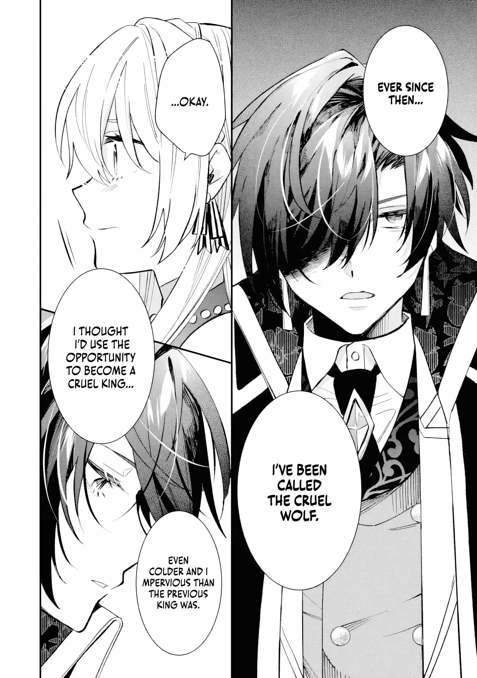 The Cruel King I'm Marrying as a Substitute Bride is My First Love?! Chapter 7.4 page 3
