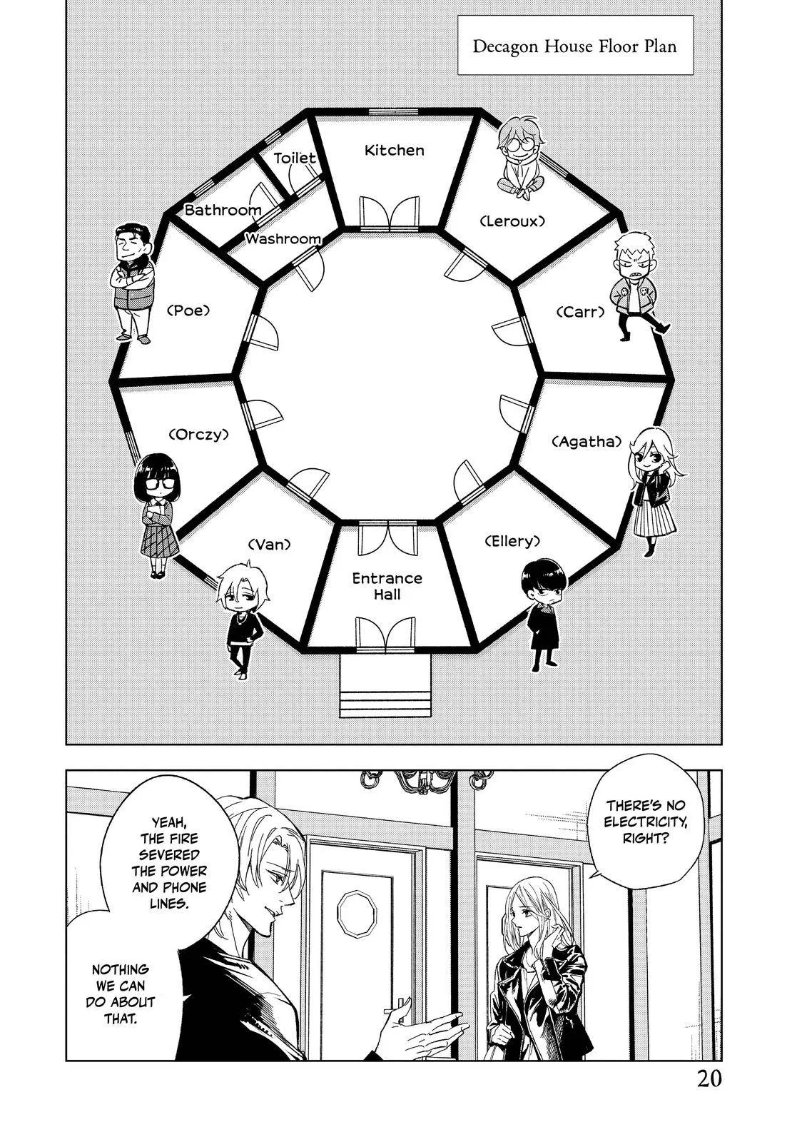 The Decagon House Murders Chapter 1 page 19