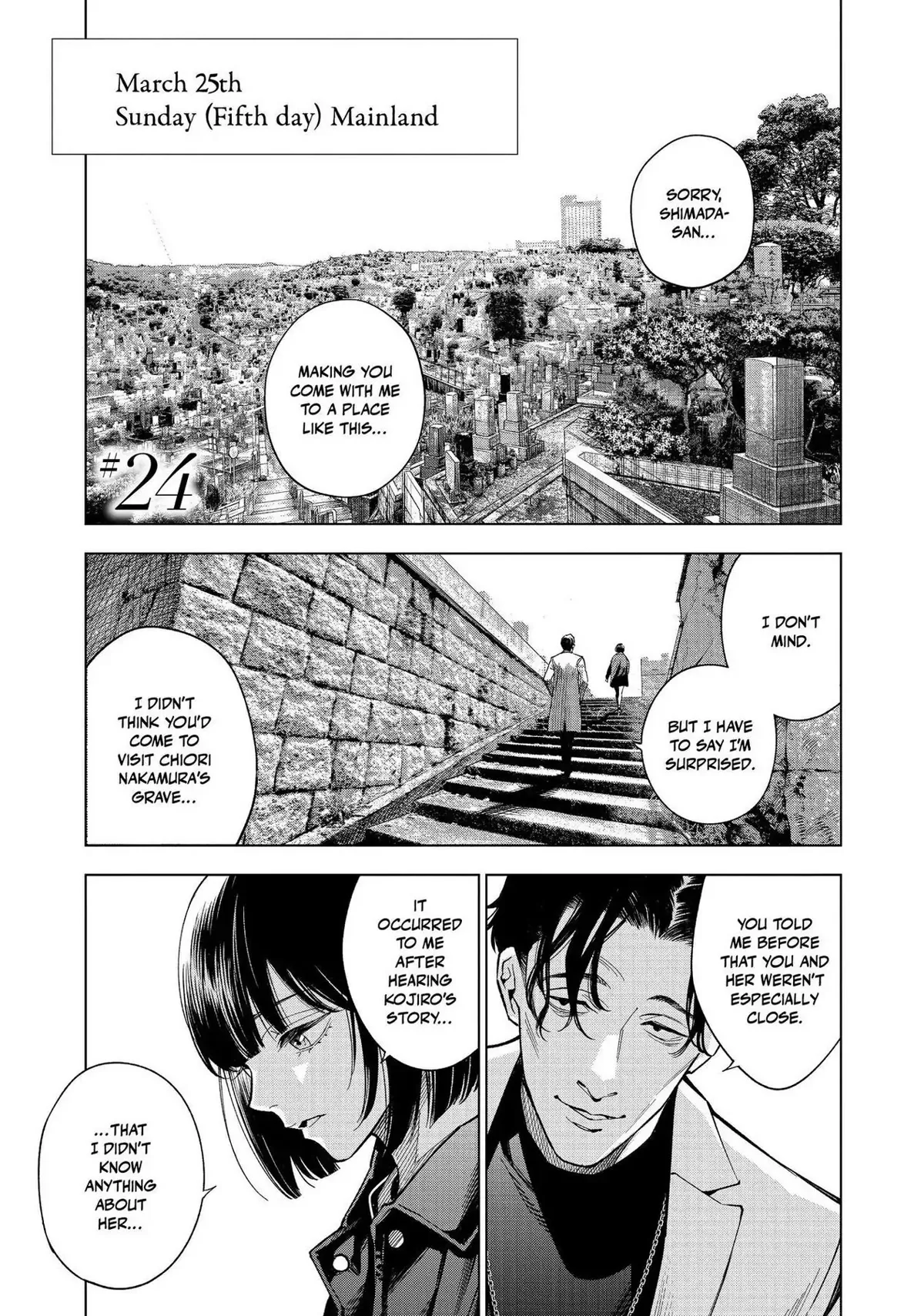 The Decagon House Murders Chapter 24 page 1