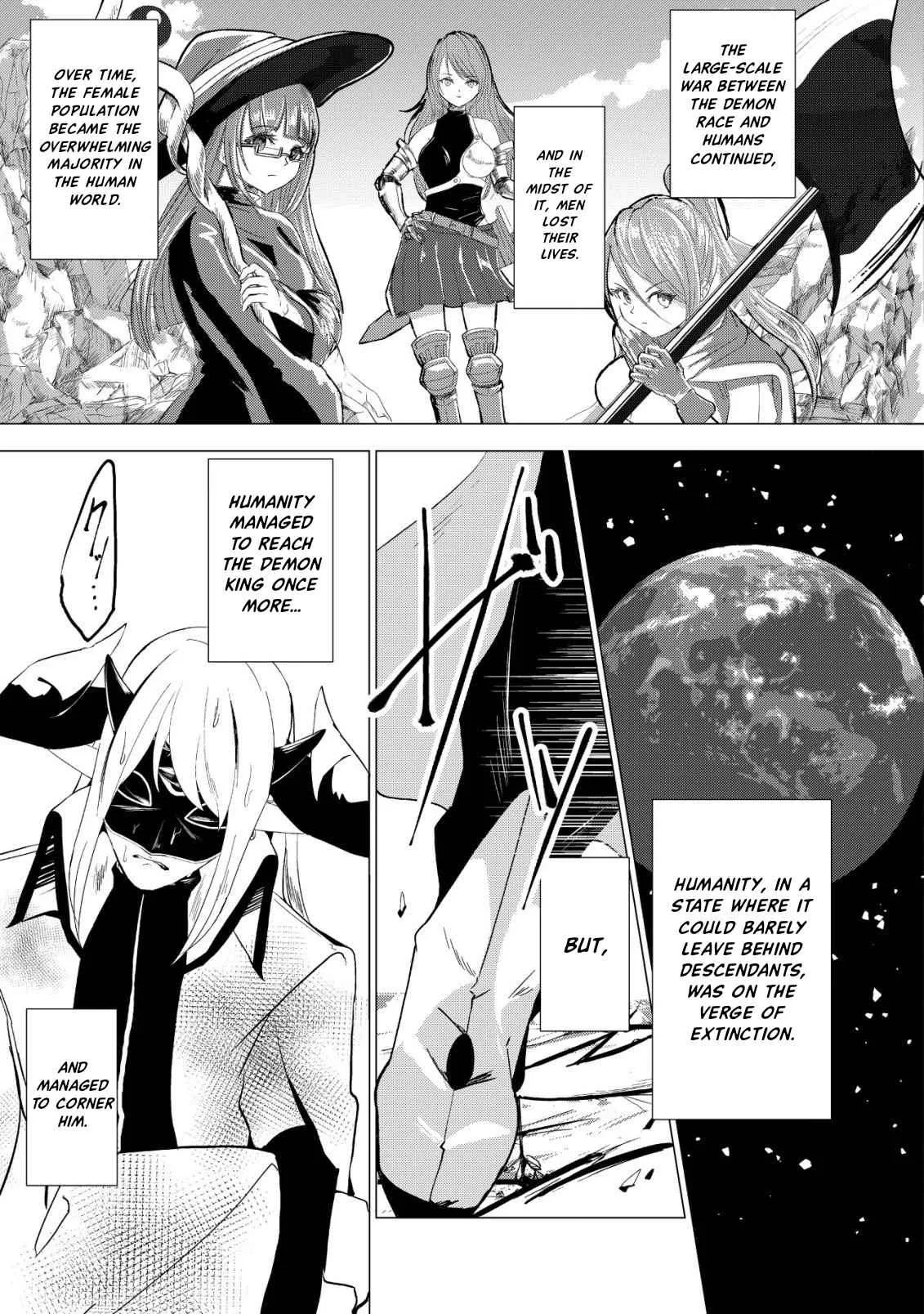 The Demon King Who Joked About Wooing the Female Heroes, Only to Be Abducted and Forced Into a Newlywed Life Chapter 1 page 5