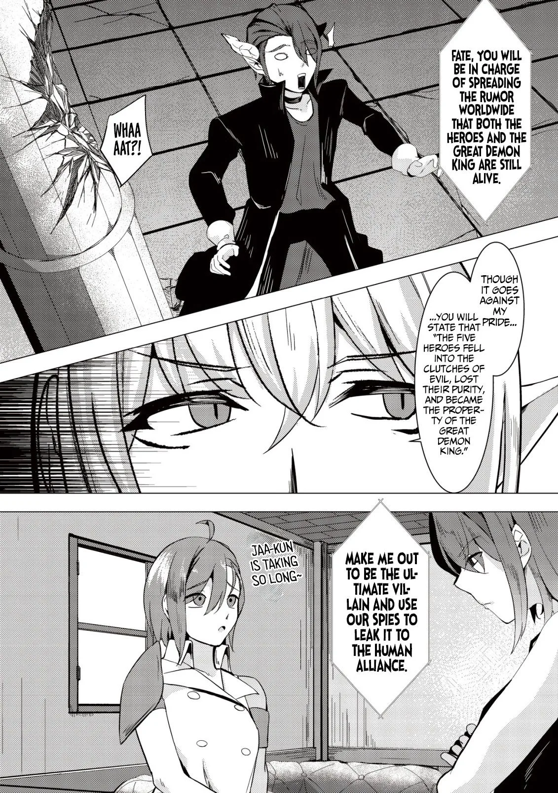 The Demon King Who Joked About Wooing the Female Heroes, Only to Be Abducted and Forced Into a Newlywed Life Chapter 7 page 14