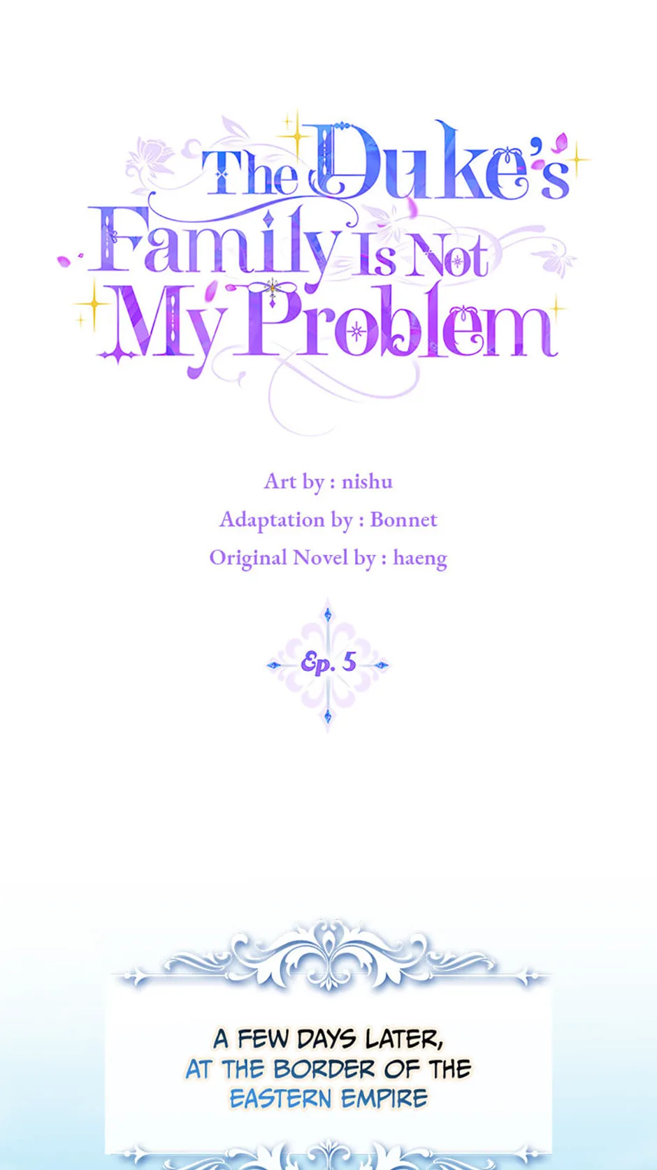 The Duke's Family Is Not My Problem Chapter 5 page 1