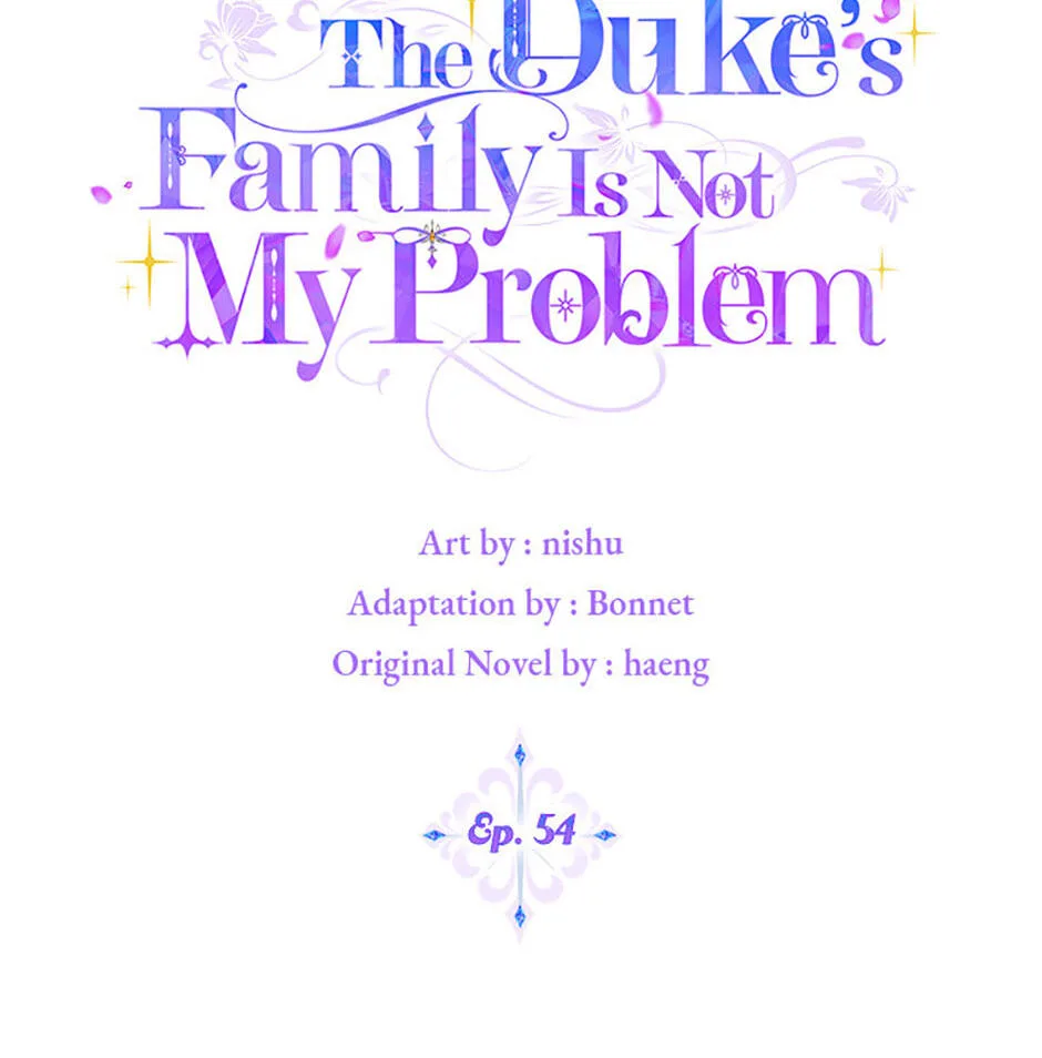The Duke's Family Is Not My Problem Chapter 54 page 56