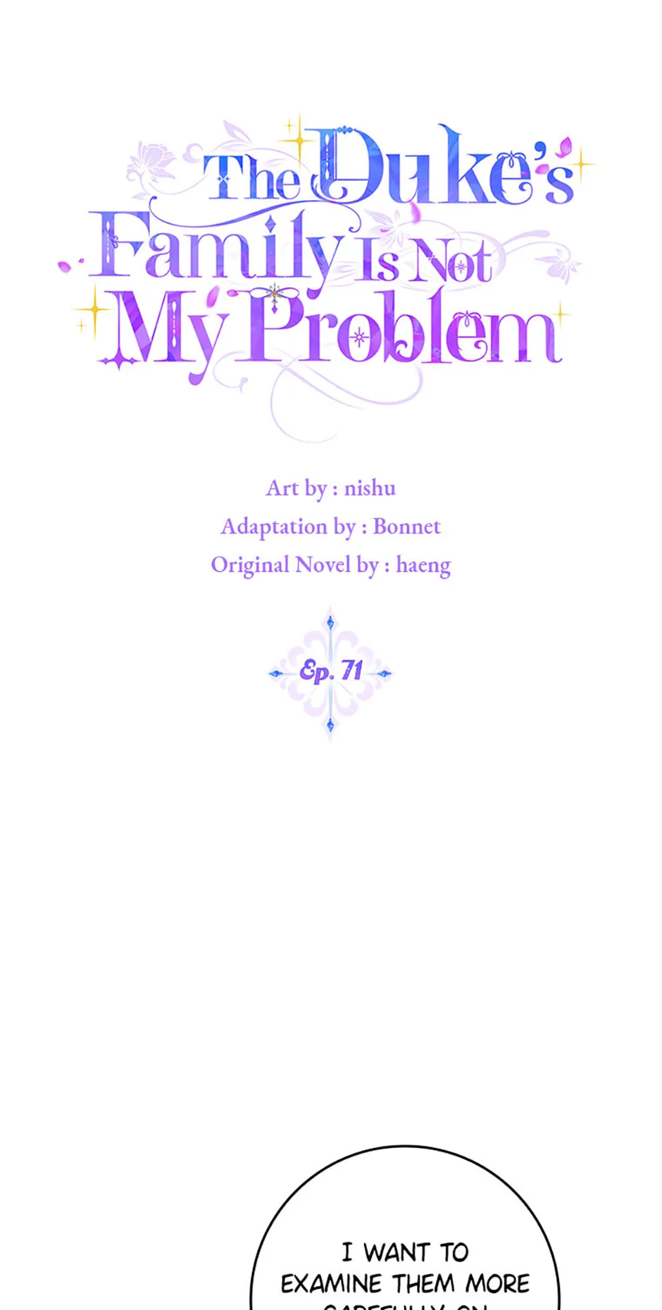 The Duke's Family Is Not My Problem Chapter 71 page 53