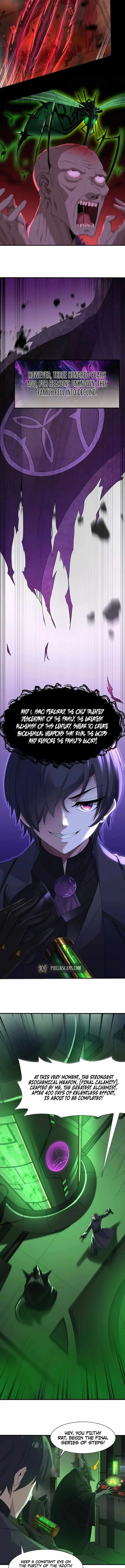 The Evil Alchemist Can't Handle His Own Experiment Chapter 1 page 2