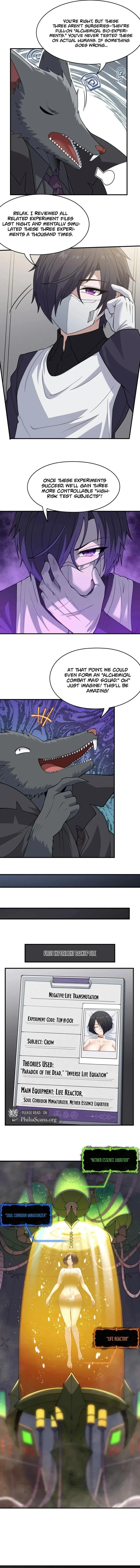 The Evil Alchemist Can't Handle His Own Experiment Chapter 43 page 3