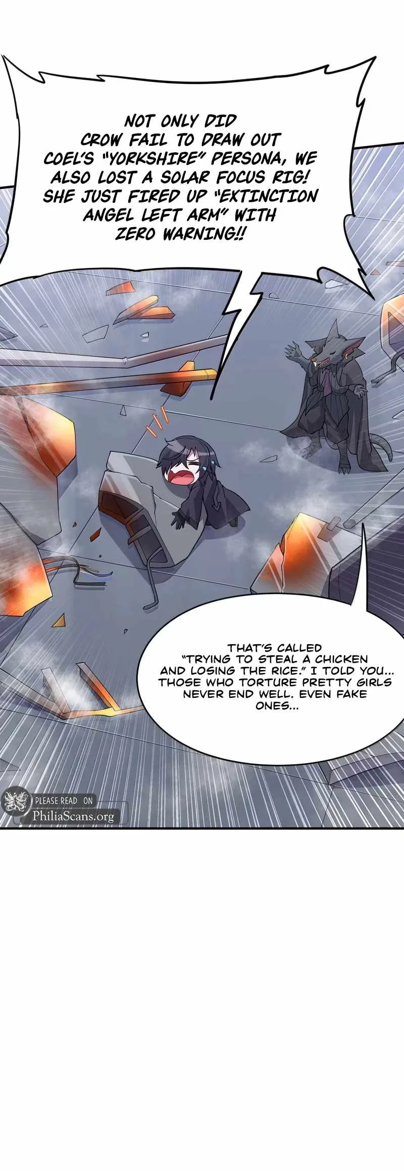 The Evil Alchemist Can't Handle His Own Experiment Chapter 56 page 9